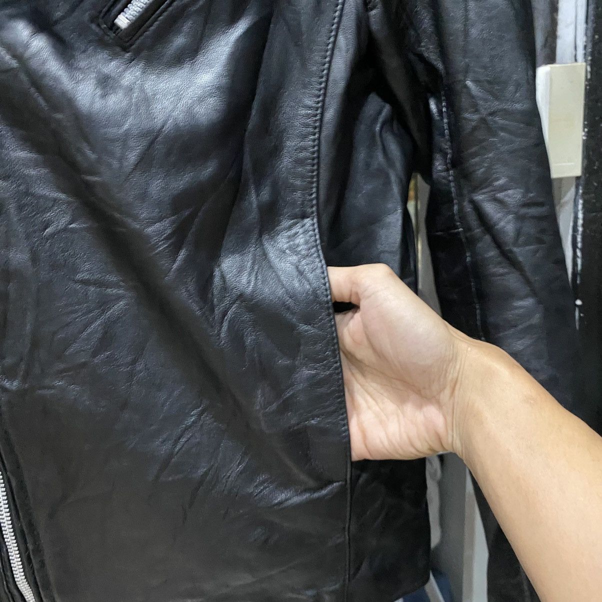 GOSTAR DE FUGA Fuga multi zipper rider leather jacket vkei style Size US S / EU 44-46 / 1 - 9 Thumbnail
