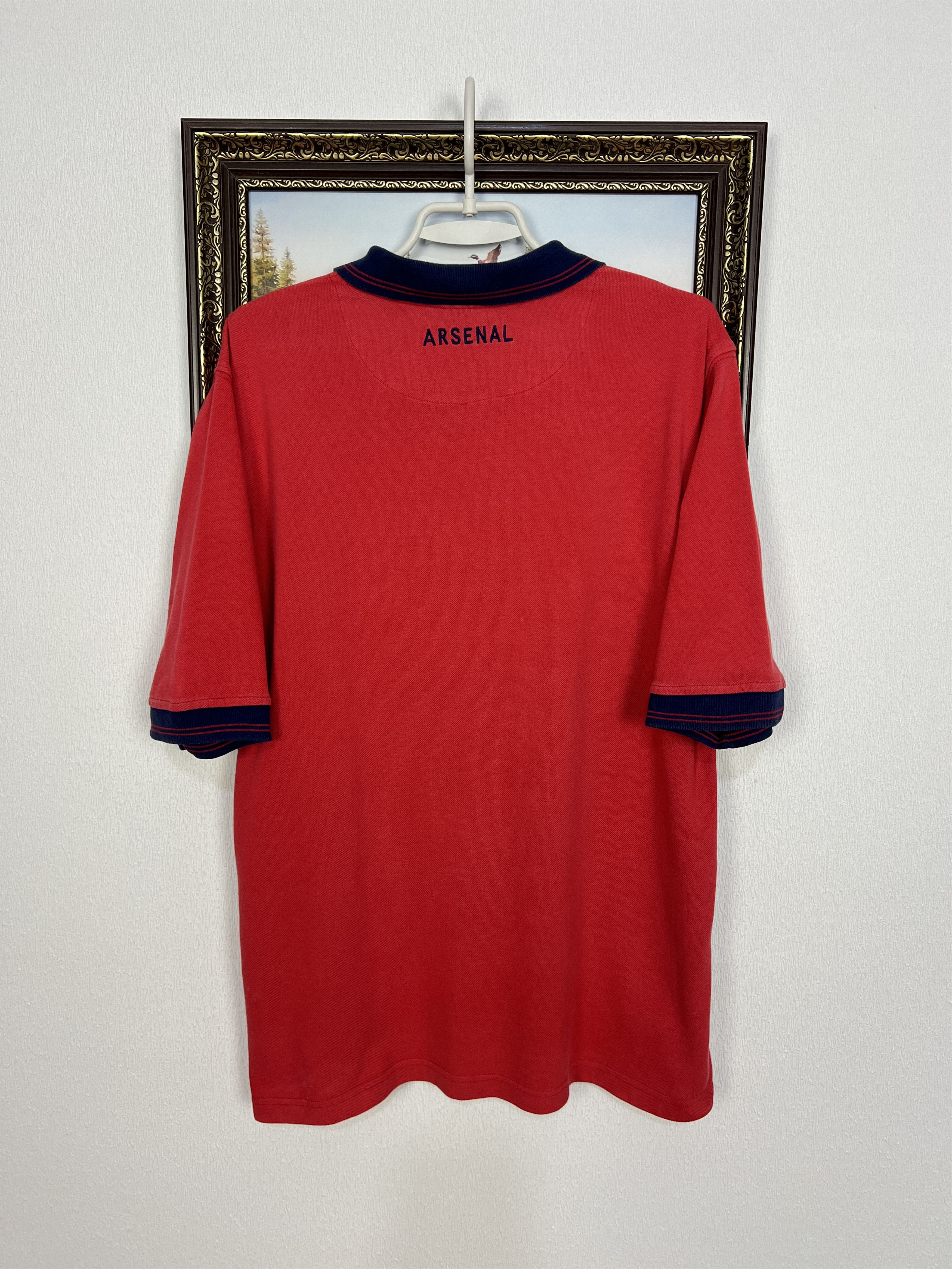 Nike Arsenal Football Train Shirt Polo Soccer Gunners Jersey Size US L / EU 52-54 / 3 - 9 Thumbnail