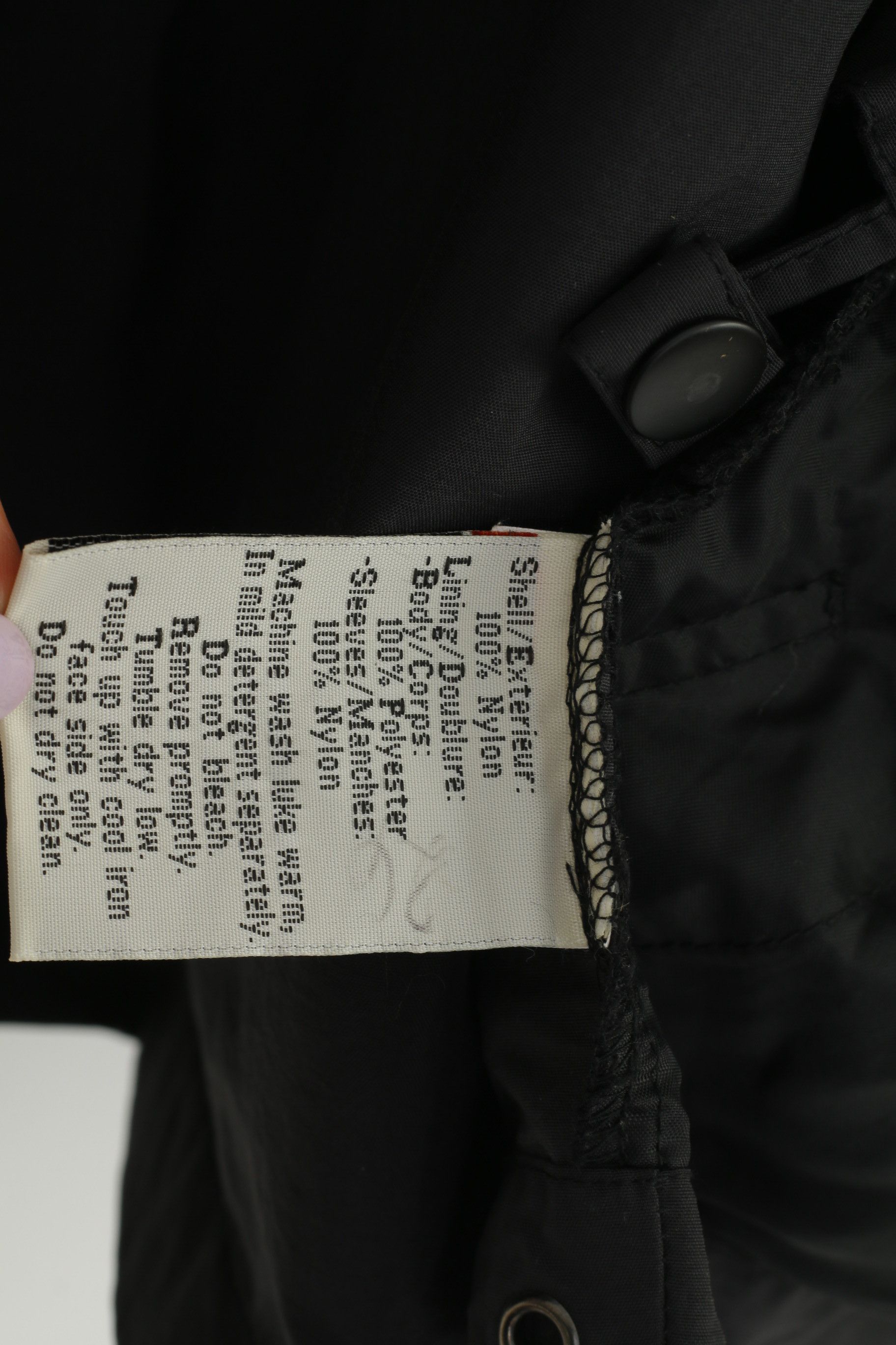 North End North End Men L Jacket Full Zipper Black Waterproof 4026 Size US L / EU 52-54 / 3 - 6 Thumbnail