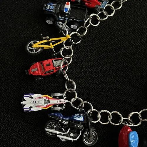 Jewelry Multi-Color Vehicle Charm Keychain, Metal Keyring Size ONE SIZE - 3 Thumbnail