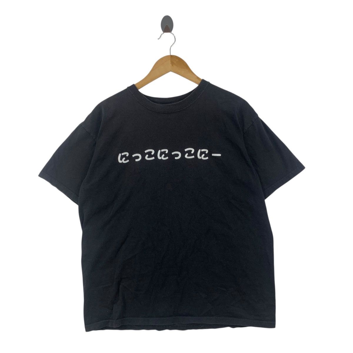 Vintage Vintage JAPAN HIRAGANA WORDING Anime Manga Tee Shirt top Size US L / EU 52-54 / 3 - 3 Thumbnail