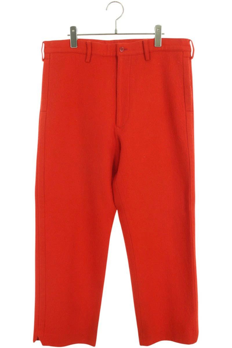 Yohji Yamamoto YOHJI YAMAMOTO POUR HOMME Wool Long Red Pants Size US 34 / EU 50 - 1 Thumbnail