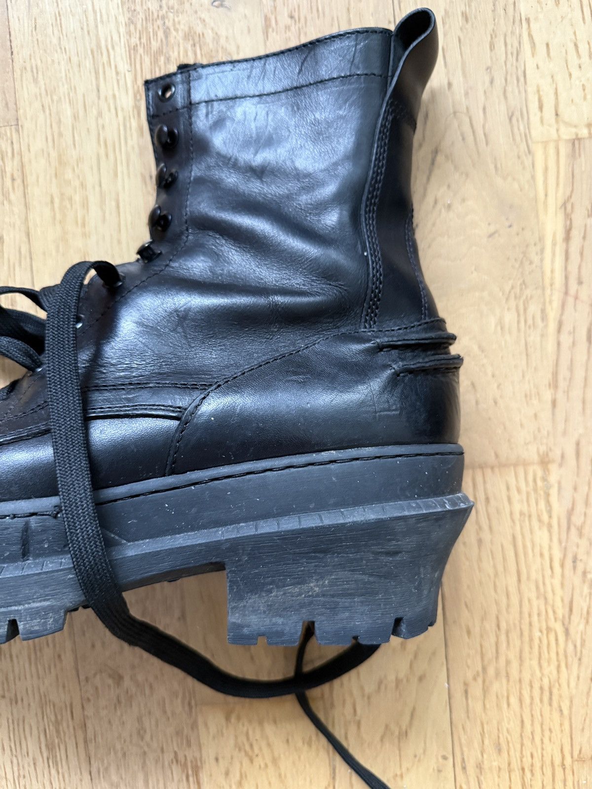 Acne Studios Acne Studios Trooper combat boots black Size US 8 / EU 41 - 3 Thumbnail