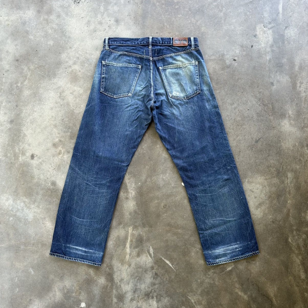 Comme des Garcons Vtg Comme Des Garcons Selvedge Distress Faded Denim Jean W34 Size US 34 / EU 50 - 9 Thumbnail