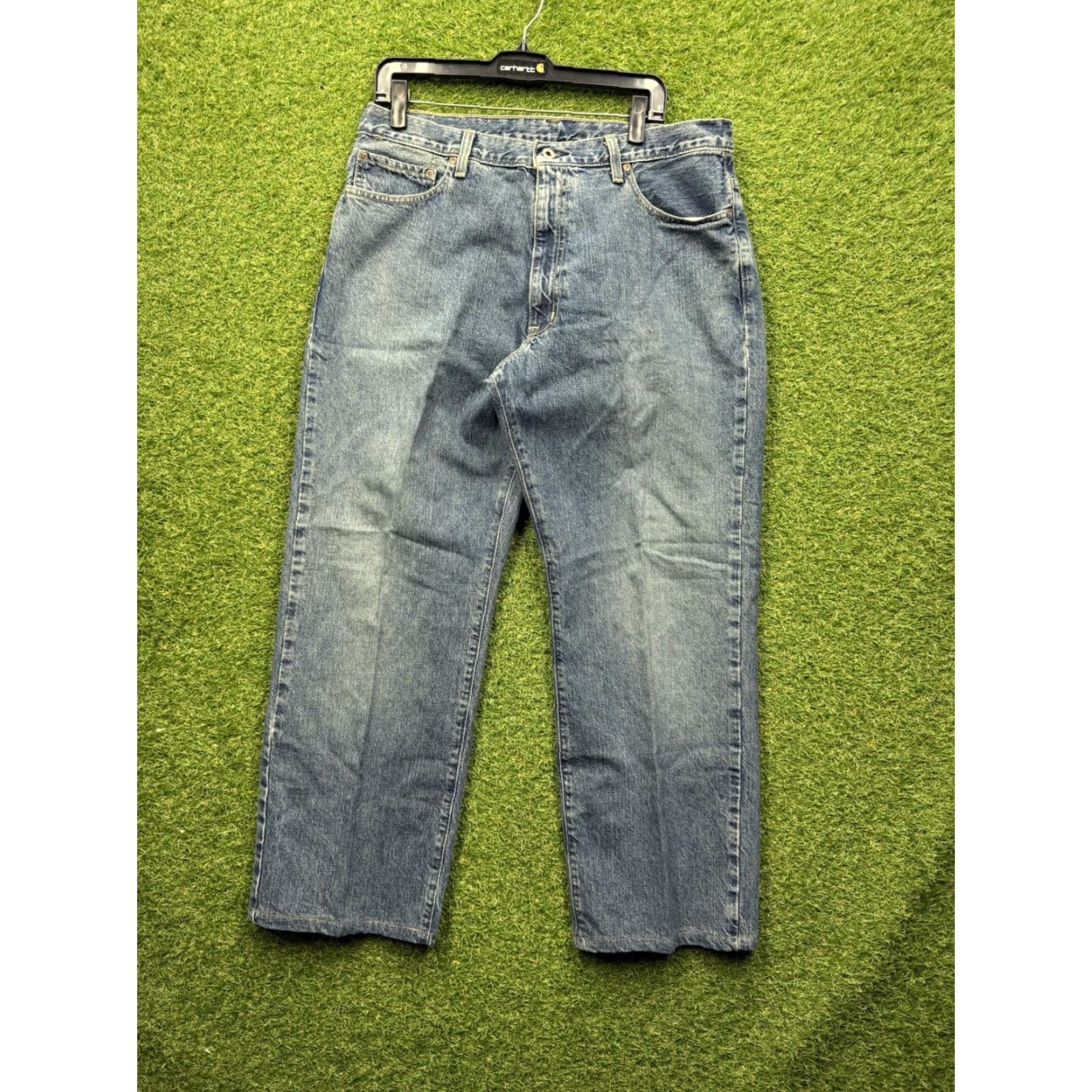 Polo Ralph Lauren Polo Ralph Lauren Jeans Mens 36x30 Slim Straight Denim Blue 5-Pocket RL Logo Patch Slim Fit VINTAGE? No Size US M / EU 48-50 / 2 - 2 Thumbnail