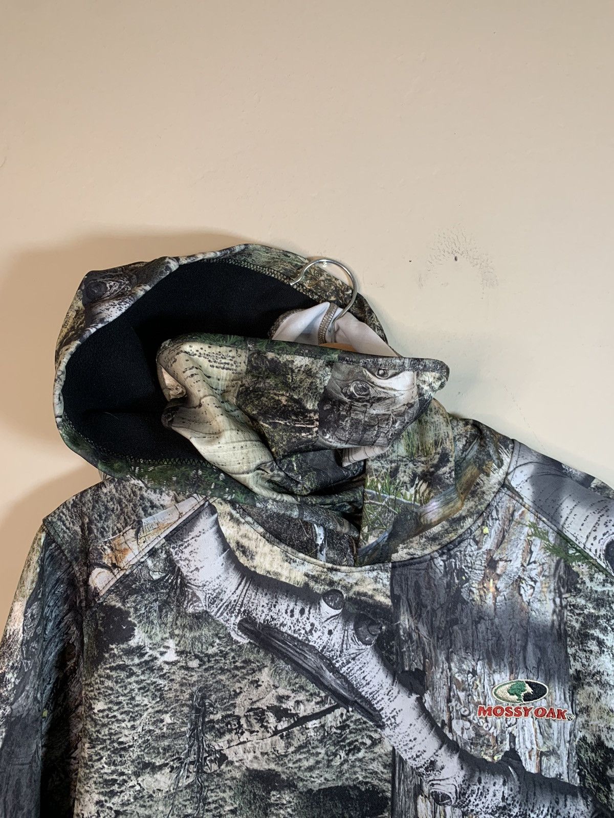 Mossy Oaks *RARE* Mossy Oak Camo Hunting Hoodie w/ Neck Gaiter Size US M / EU 48-50 / 2 - 3 Thumbnail