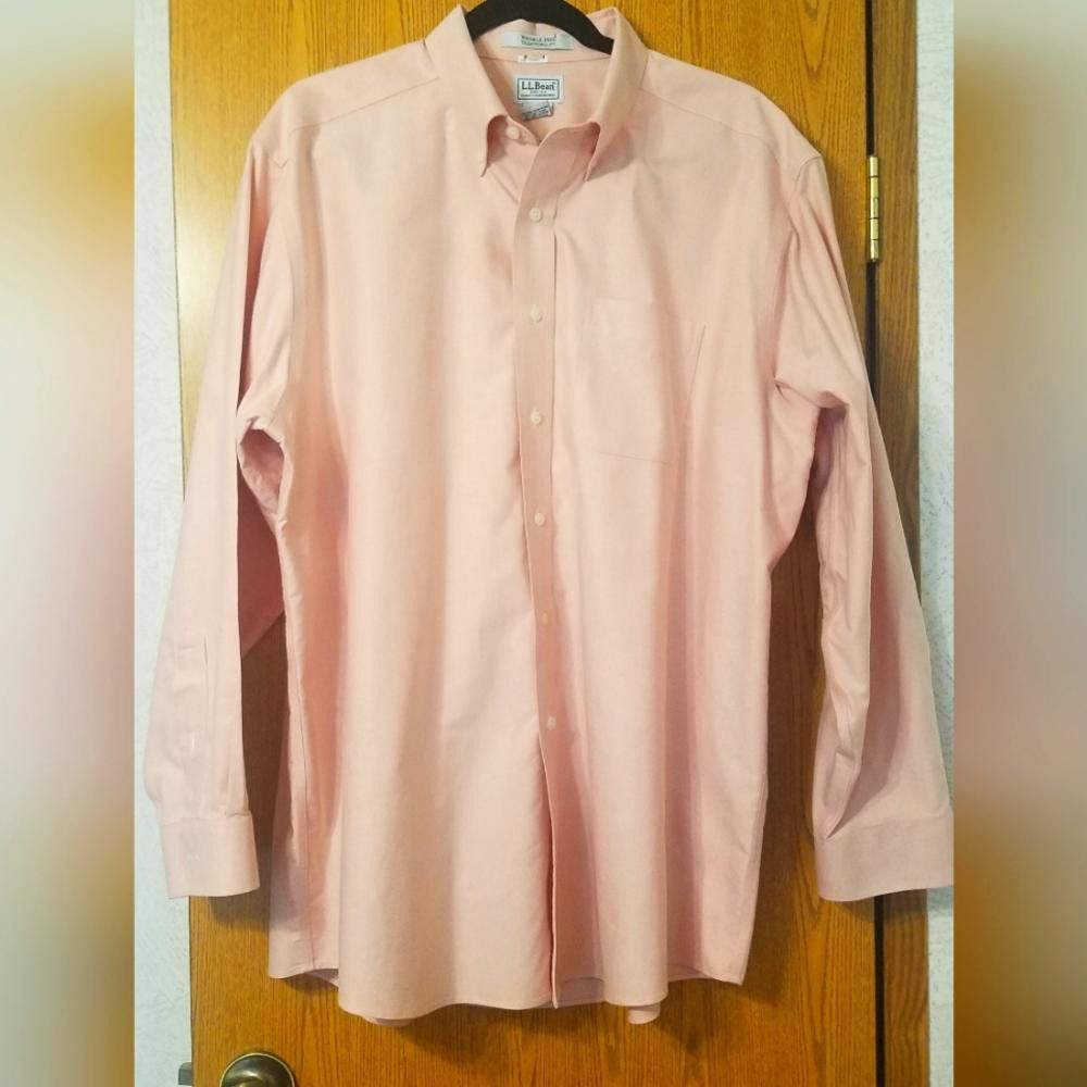 L.L. Bean L. L. Bean Wrinkle Free Traditional Fit Shirt Size 17 34 Size 38R - 1 Thumbnail
