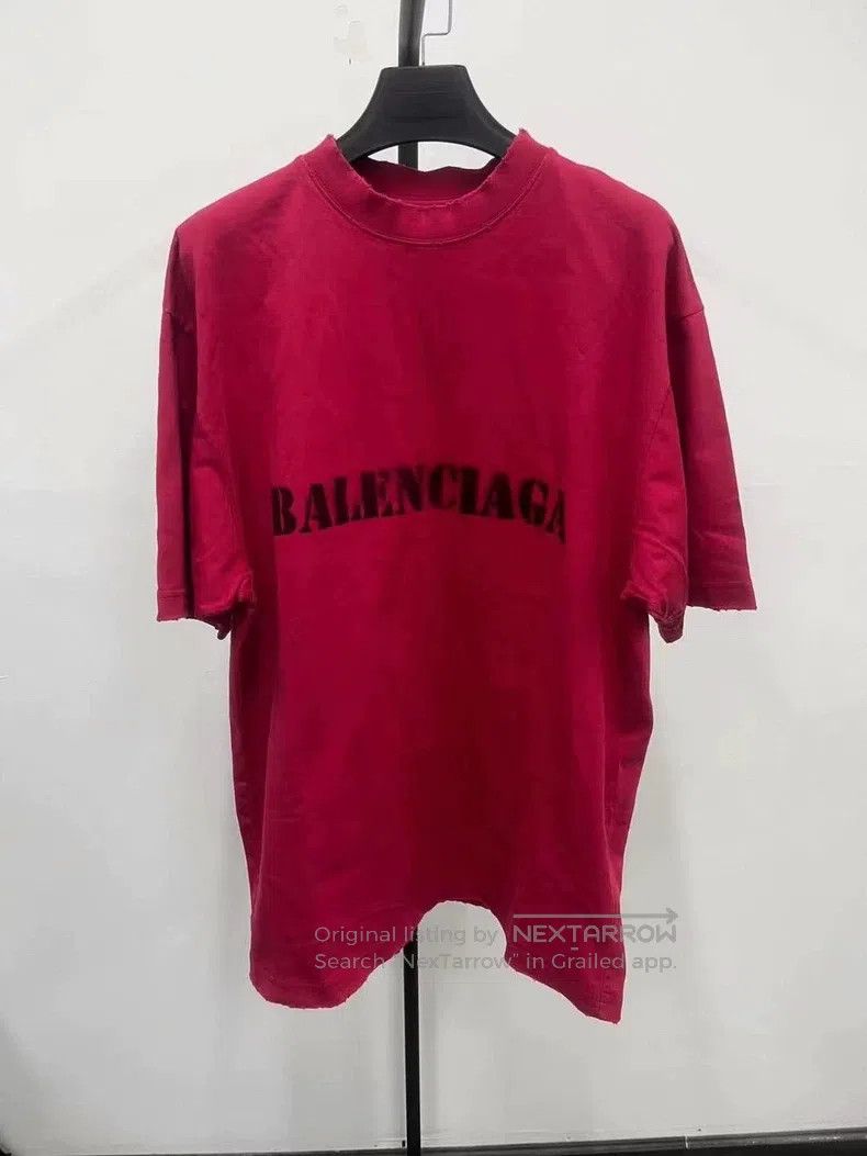 Balenciaga Balenciaga Spray-paint logo short-sleeved T-shirt Size US XS / EU 42 / 0 - 1 Thumbnail