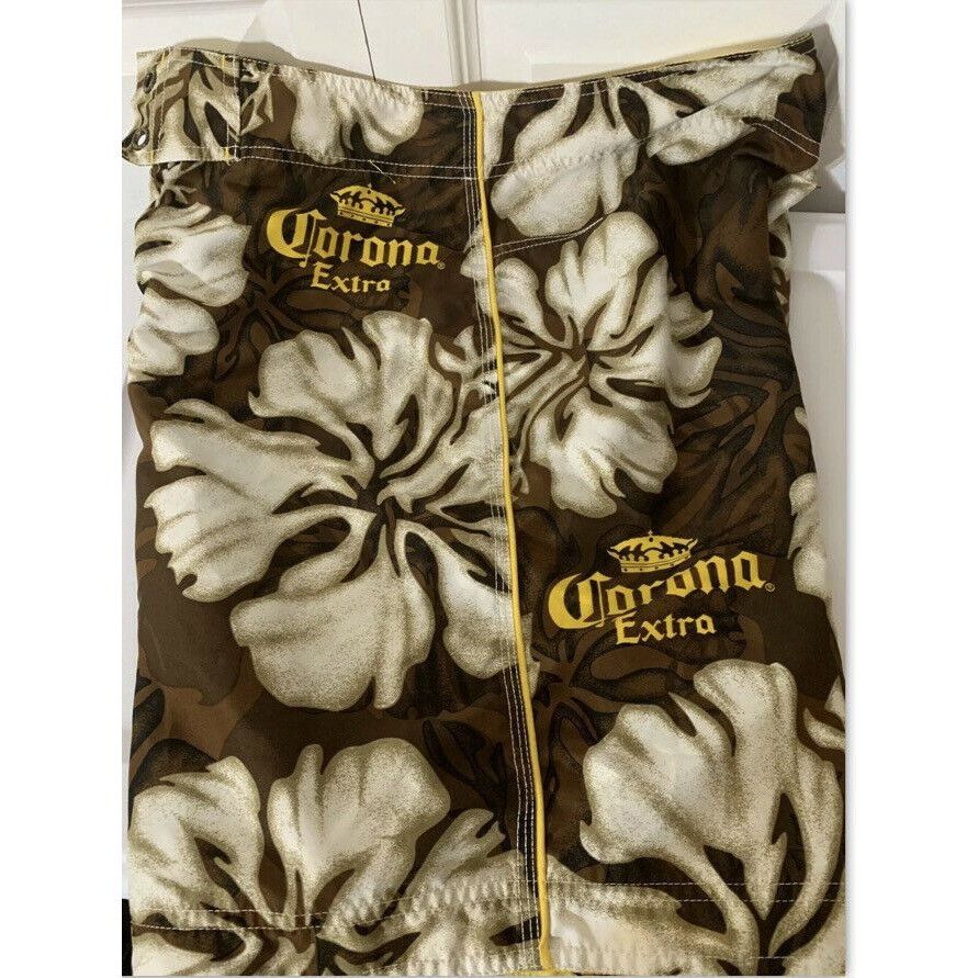 Other Corona Extra Bottle Label Men's Sz 34 Board Shorts pockets M Size US 34 / EU 50 - 5 Thumbnail