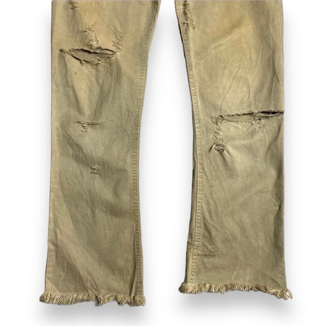 Dolce & Gabbana DOLCE & GABBANA DISTRESSED CHINO PANTS Size US 30 / EU 46 - 3 Thumbnail