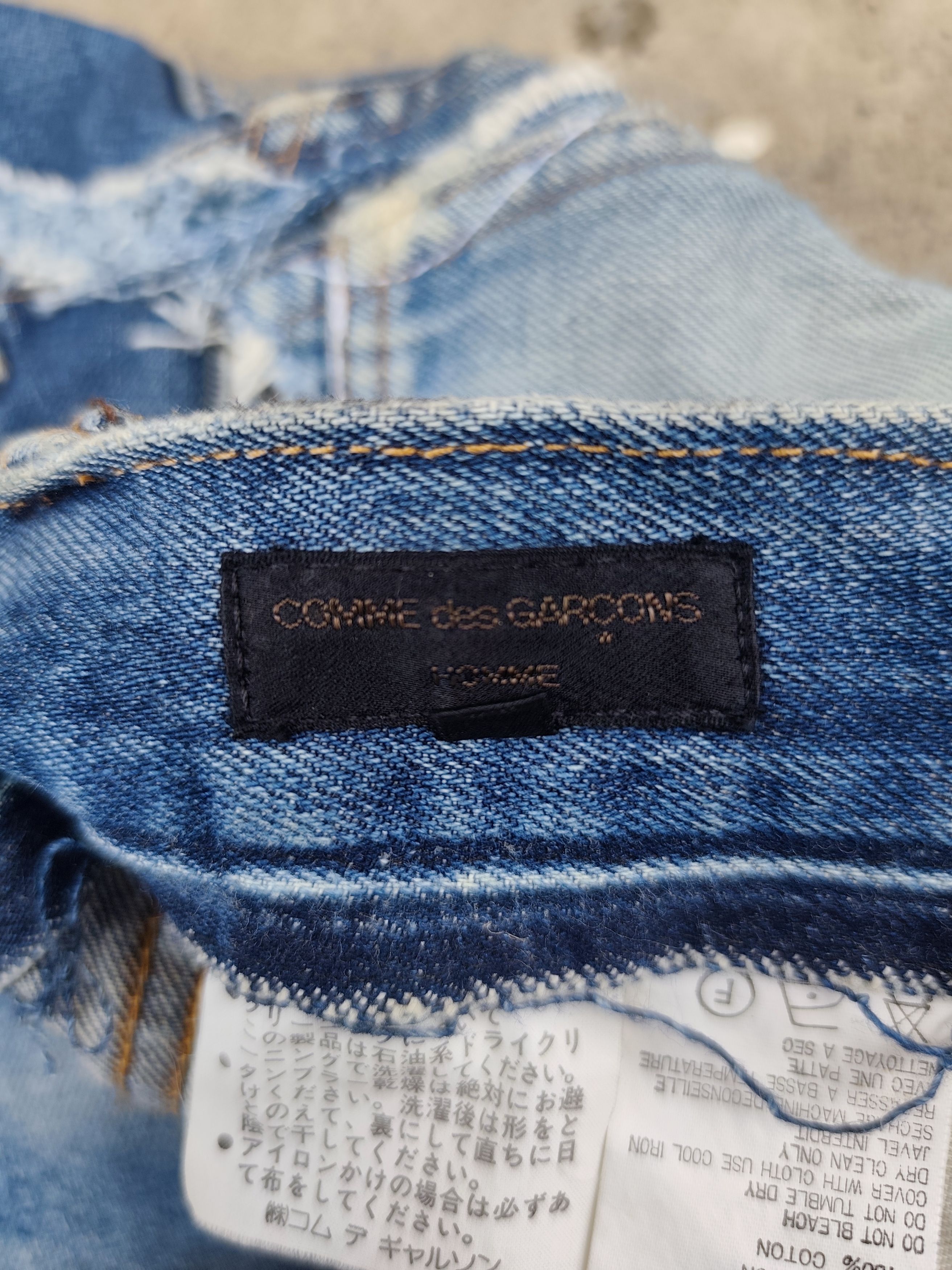 Comme des Garcons Homme Plus Comme des Garcons Homme AD1997 Patchwork Levi's Denim Pants Size US 30 / EU 46 - 18 Thumbnail
