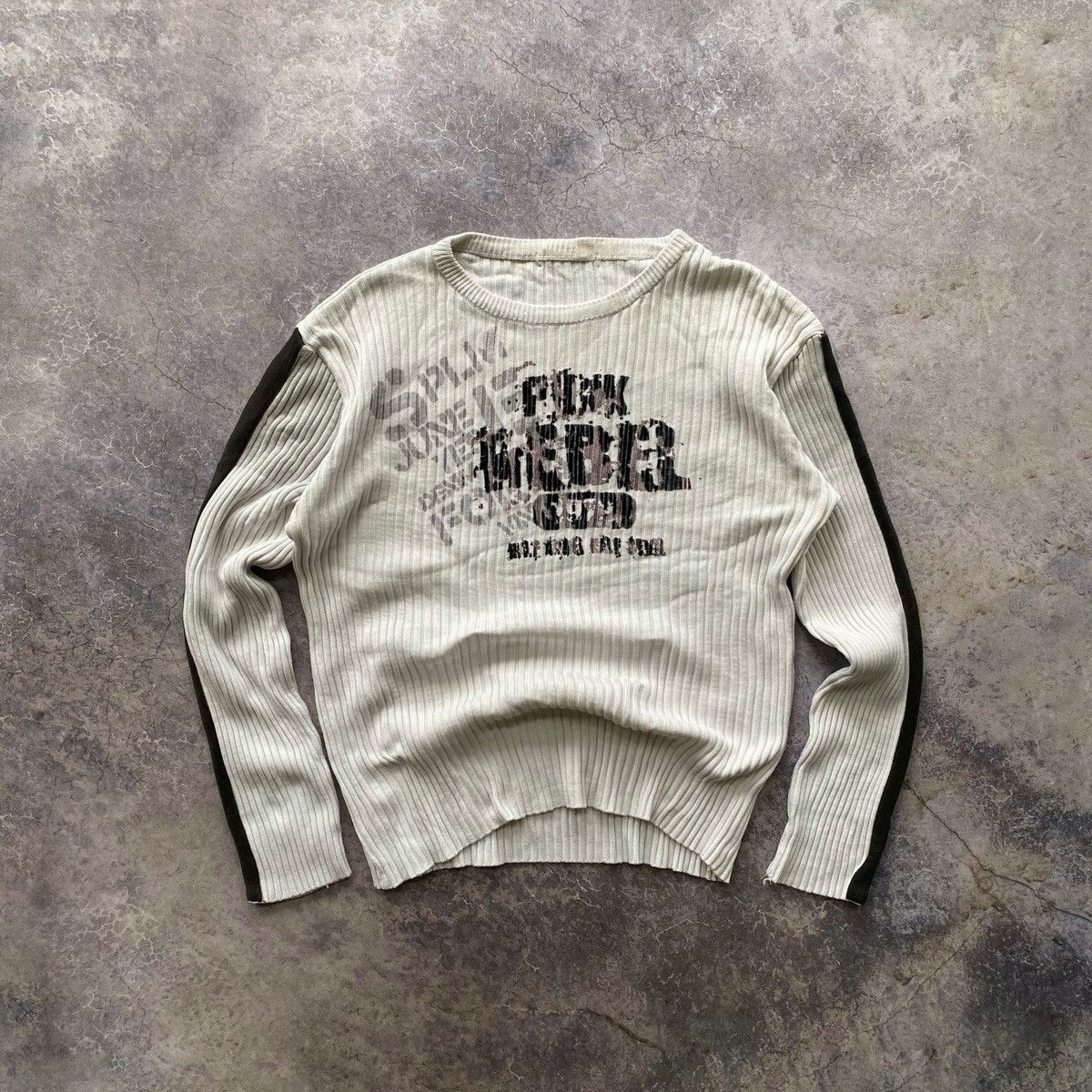 20471120 × Diesel × If Six Was Nine 00s Diesel Style Knit Rib