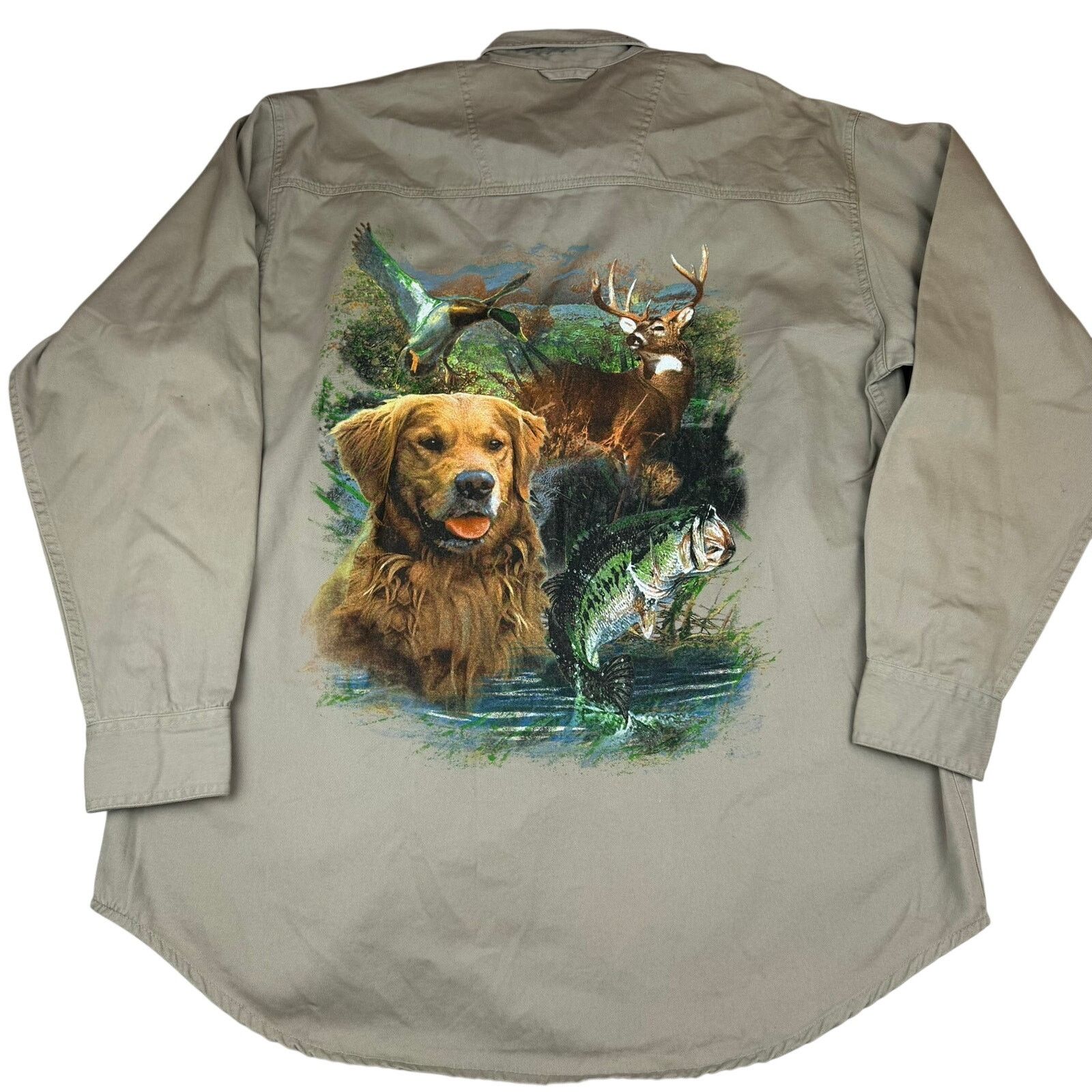 Other Vintage NCC Apparel Golden Retriever Hunting Shirt L Size US L / EU 52-54 / 3 - 2 Thumbnail