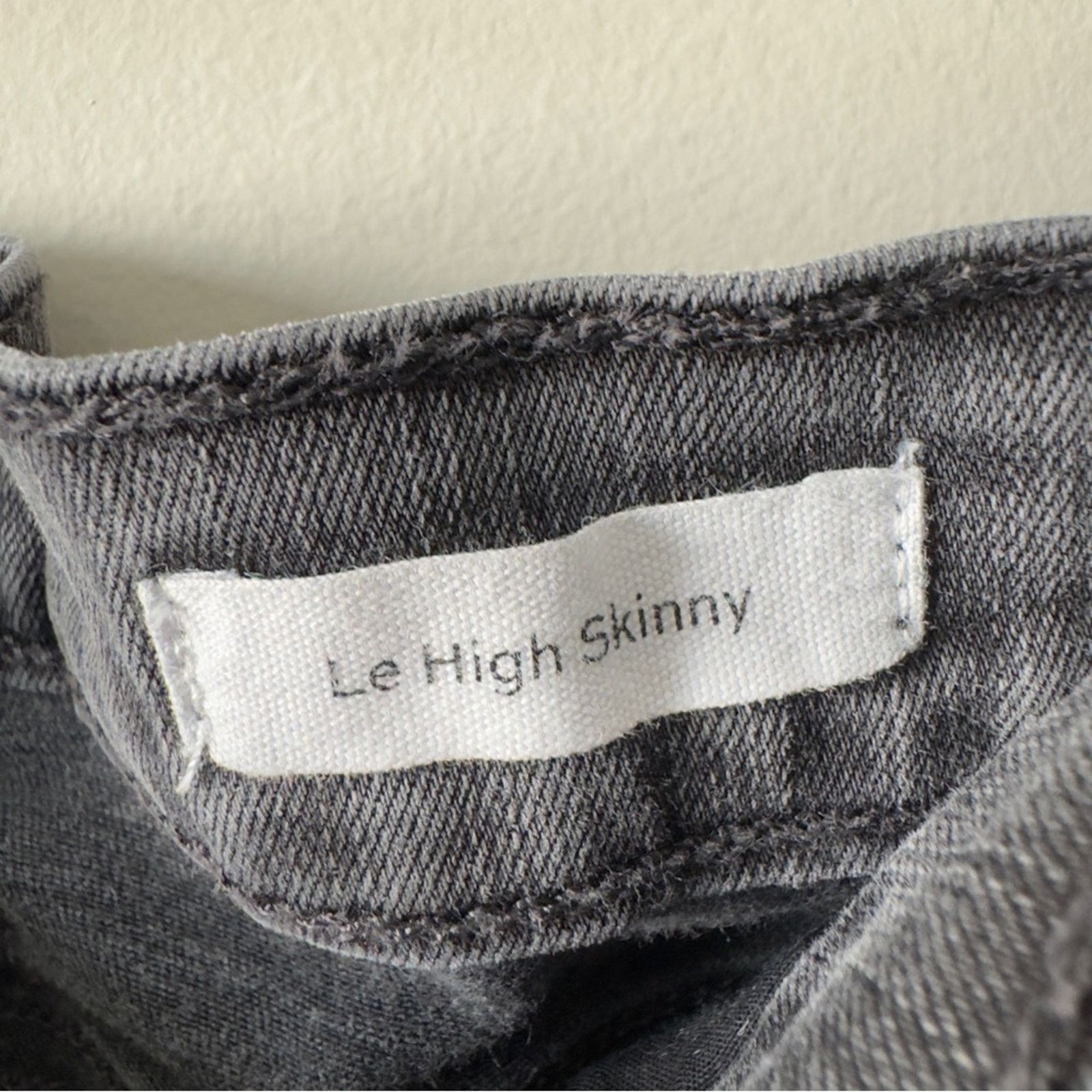Frame Frame Le High Skinny Jeans Button Fly Denim High Rise Gray Size 27" / US 4 / IT 40 - 8 Thumbnail