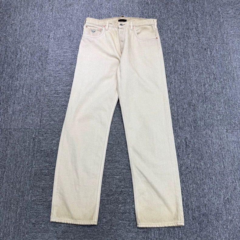Prada Prada Distressed Straight Denim Jeans Size US 32 / EU 48 - 1 Thumbnail
