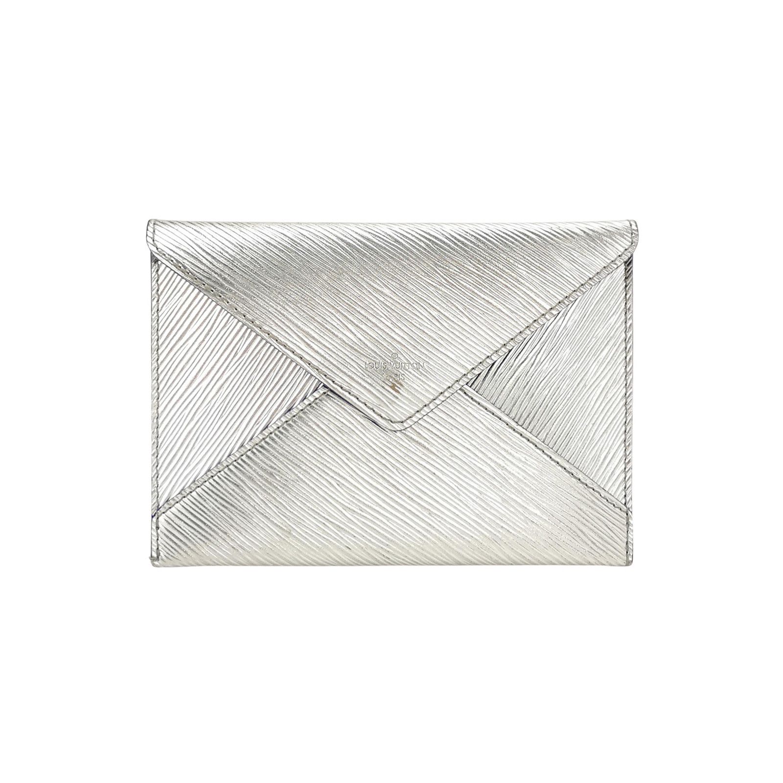 Louis Vuitton Louis Vuitton (LV) Cowhide Water Ripple Classic Envelope Cl Size ONE SIZE - 1 Thumbnail