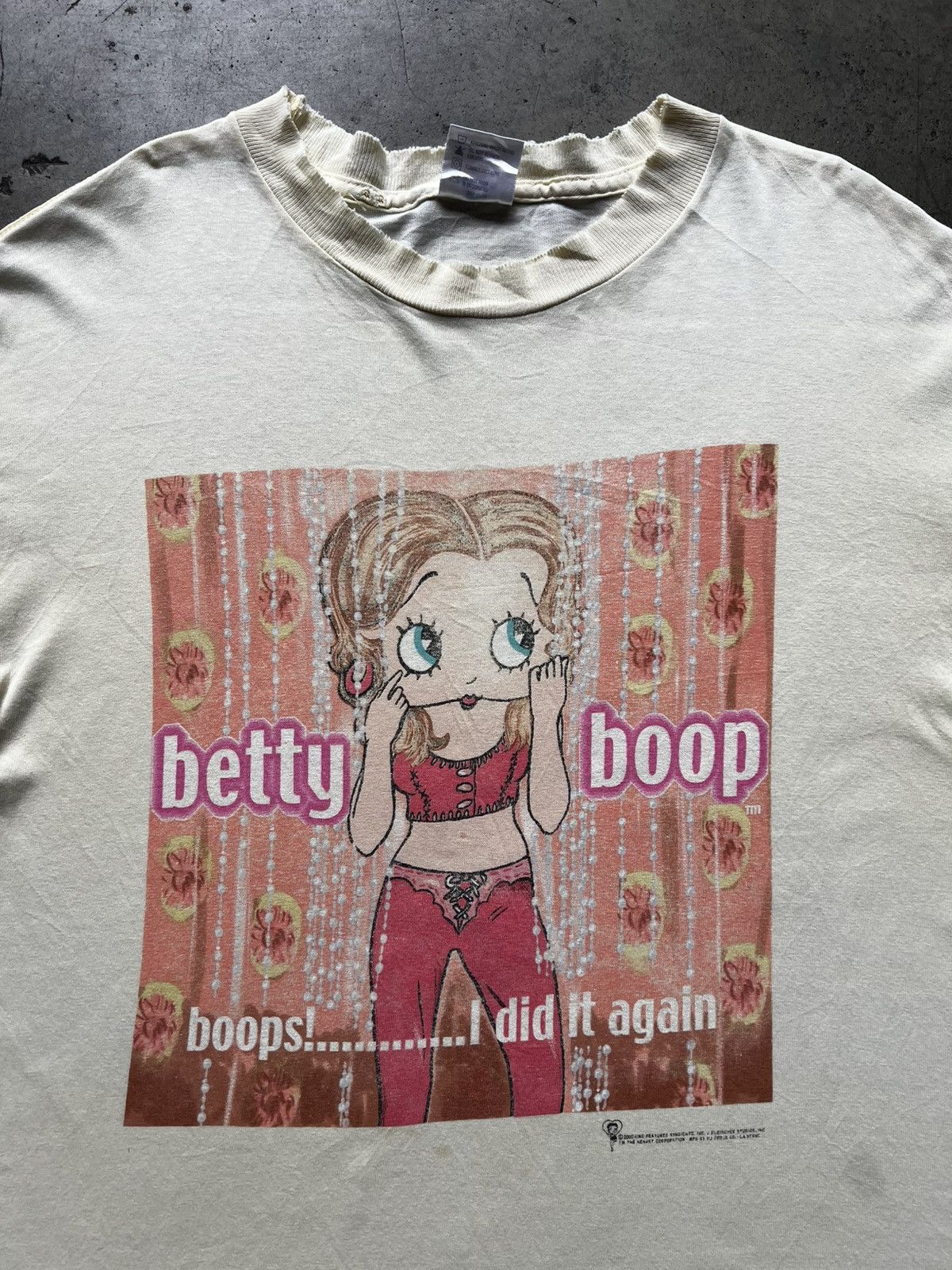 Vintage 2000 Betty Boop I Did It Again Britney Spears Tee Shirt Size US M / EU 48-50 / 2 - 1 Thumbnail