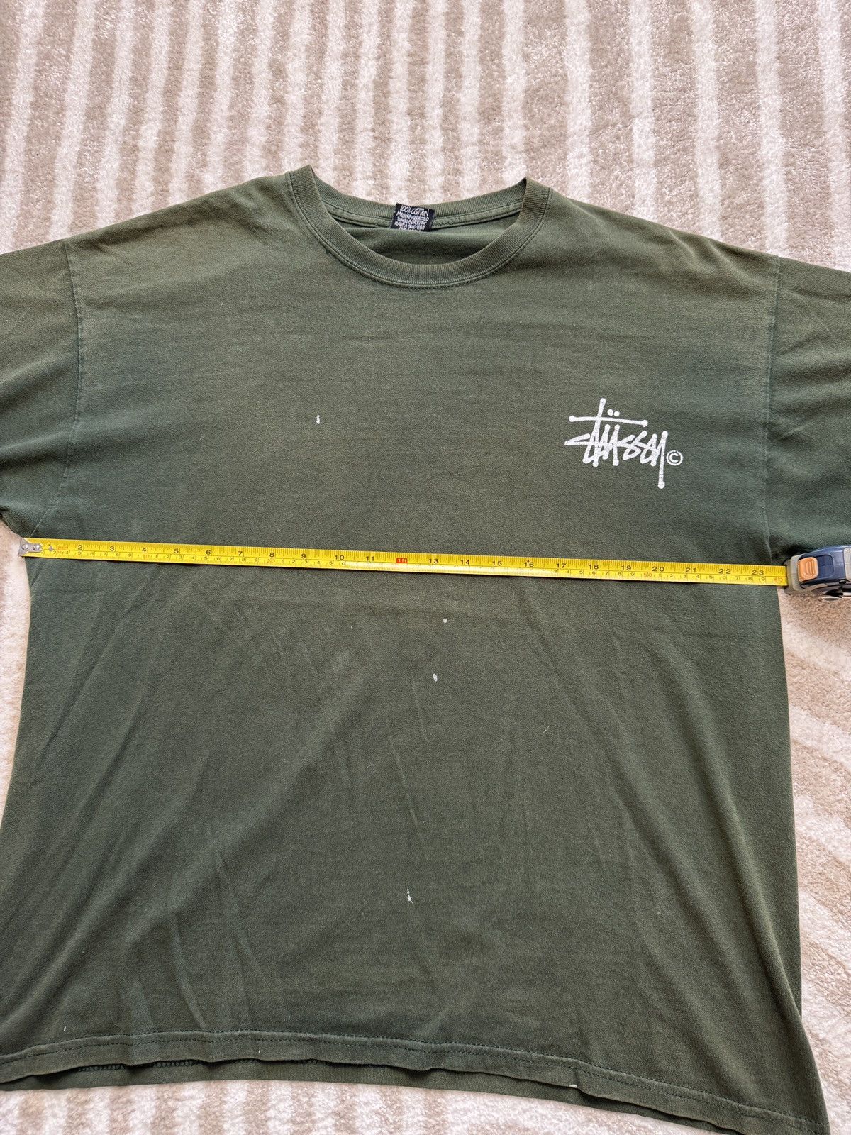 Stussy × Vintage 90s Stussy Logo Tee Size US XL / EU 56 / 4 - 6 Thumbnail