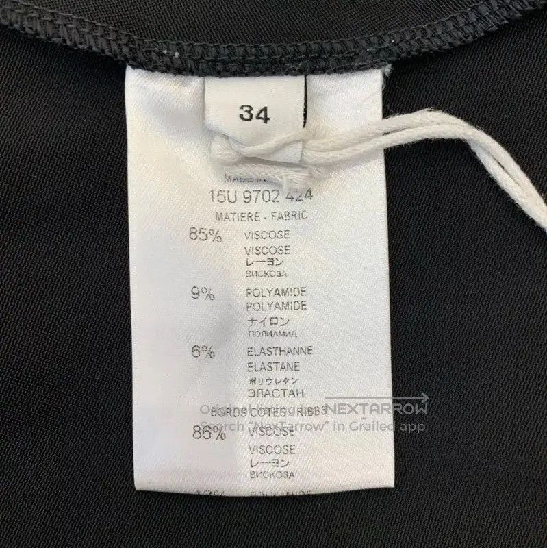 Givenchy Givenchy Black Nylon Women's T-Shirt . Size XS / US 0-2 / IT 36-38 - 5 Thumbnail