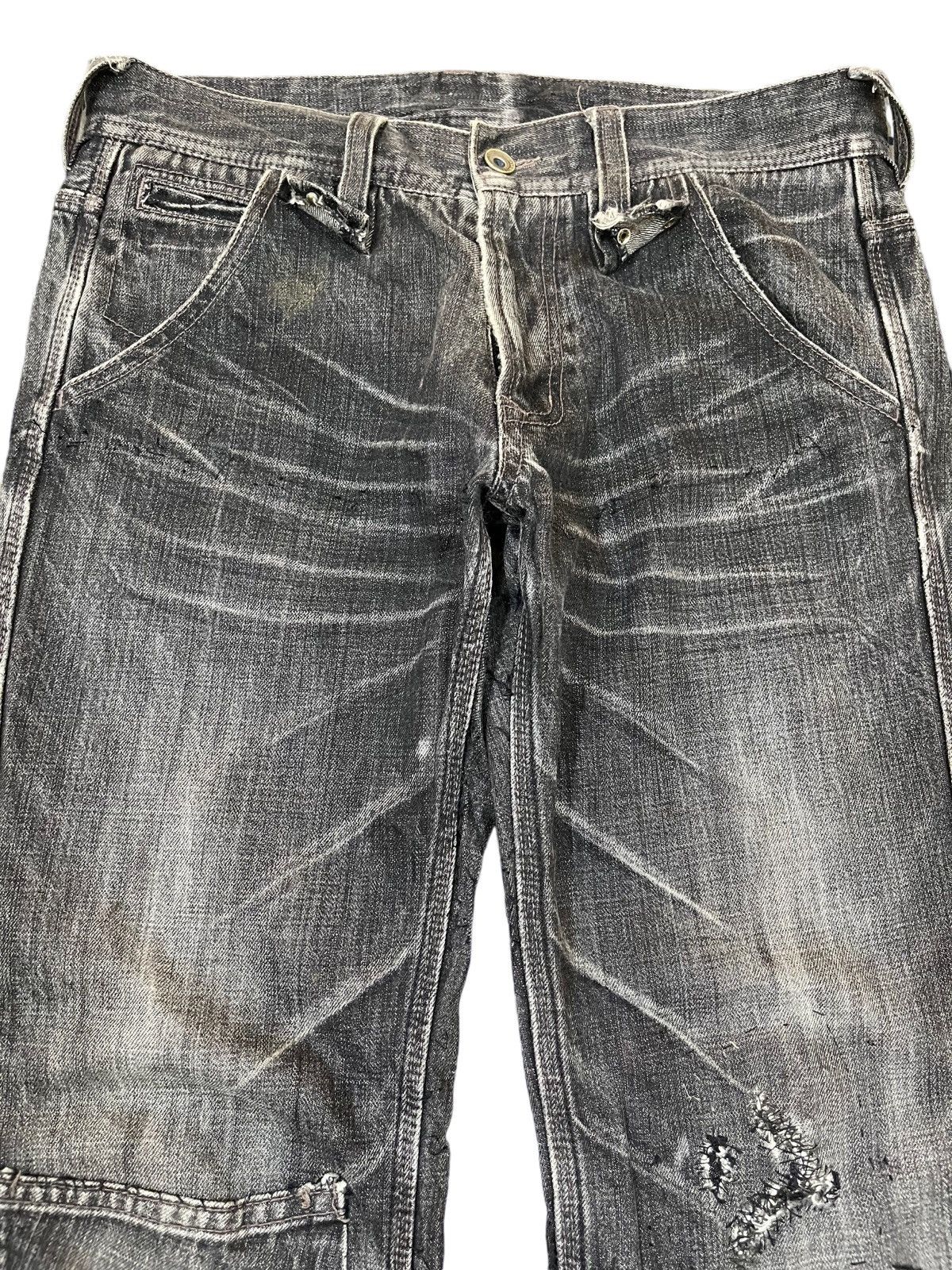 Nicole Club Vintage Nicole Club Black Punk Denim Size US 32 / EU 48 - 2 Thumbnail