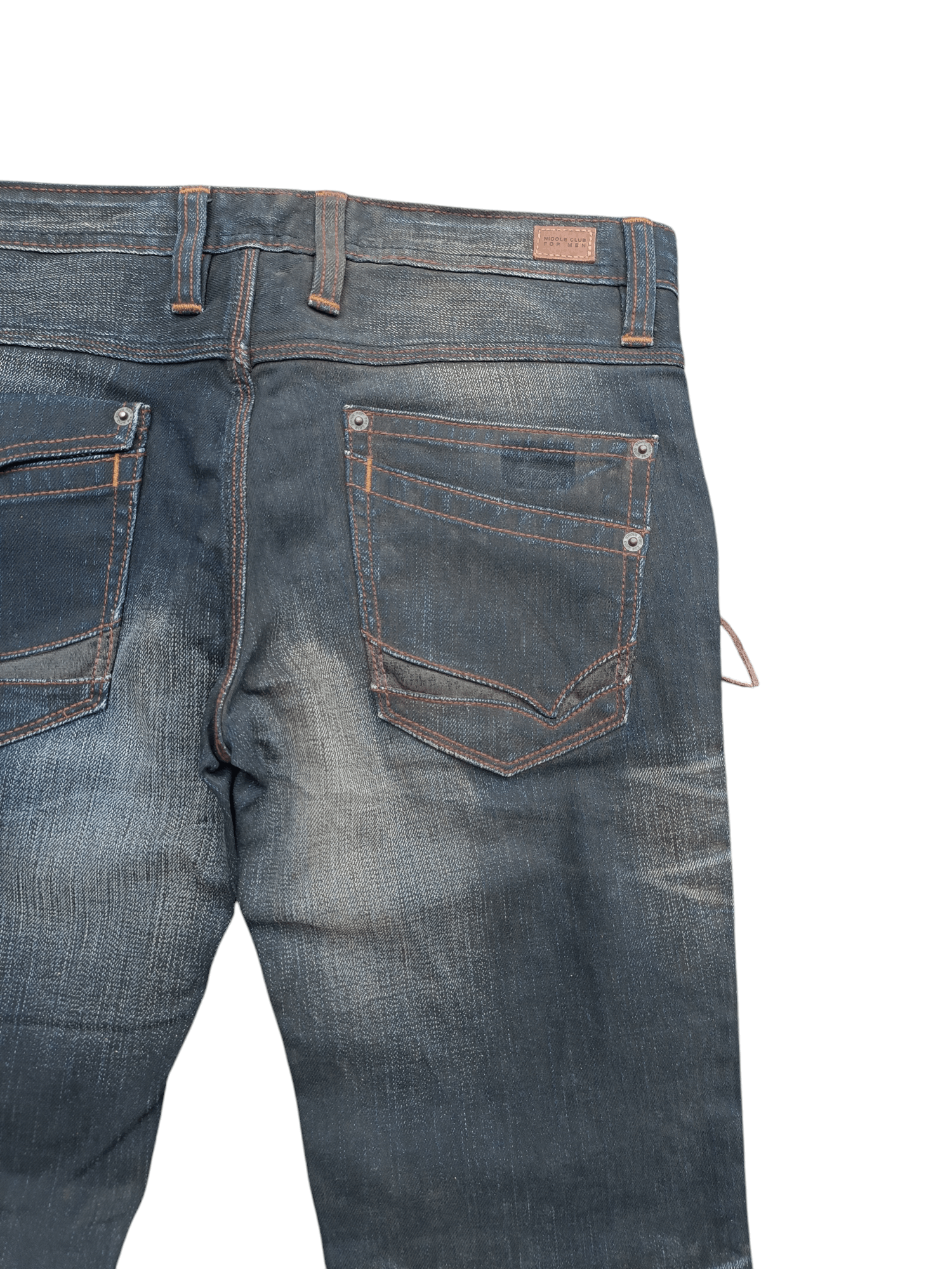 Nicole Club Nicole Club For Men Multipocket Whiskers Faded Black Denim Size US 32 / EU 48 - 4 Thumbnail