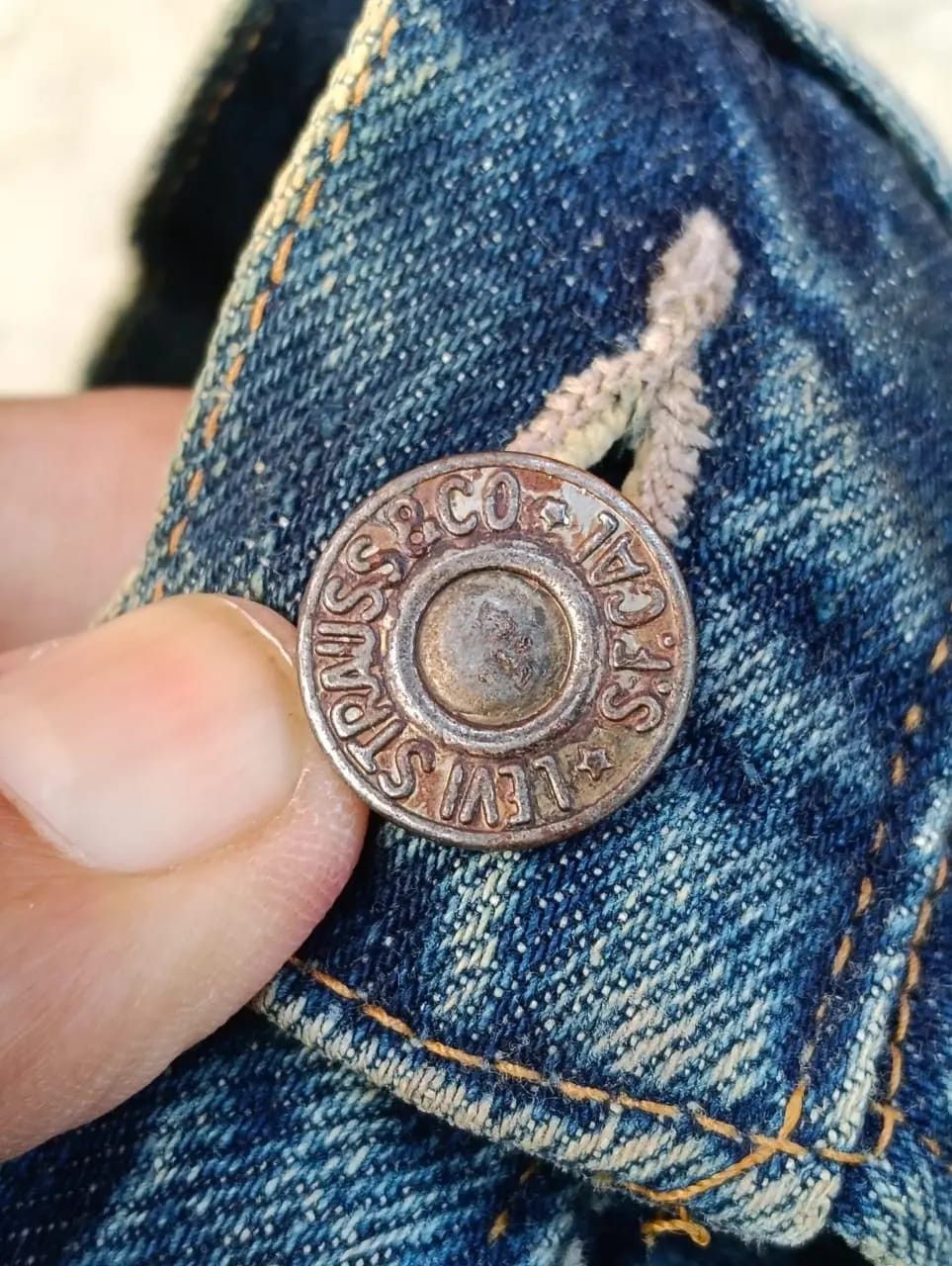 Levi's Distressed Levi's 501ZXX BIG E Selvedge Denim Patchwork. Size US 30 / EU 46 - 11 Thumbnail
