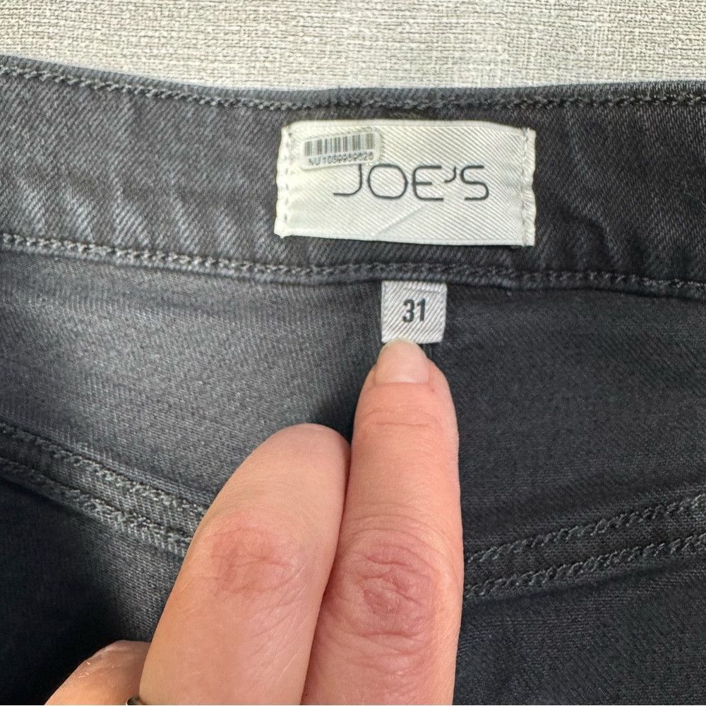 Joe's Joe's The MIA High Rise Wide Leg Black Jeans In Bewitched S Size 31" - 6 Thumbnail