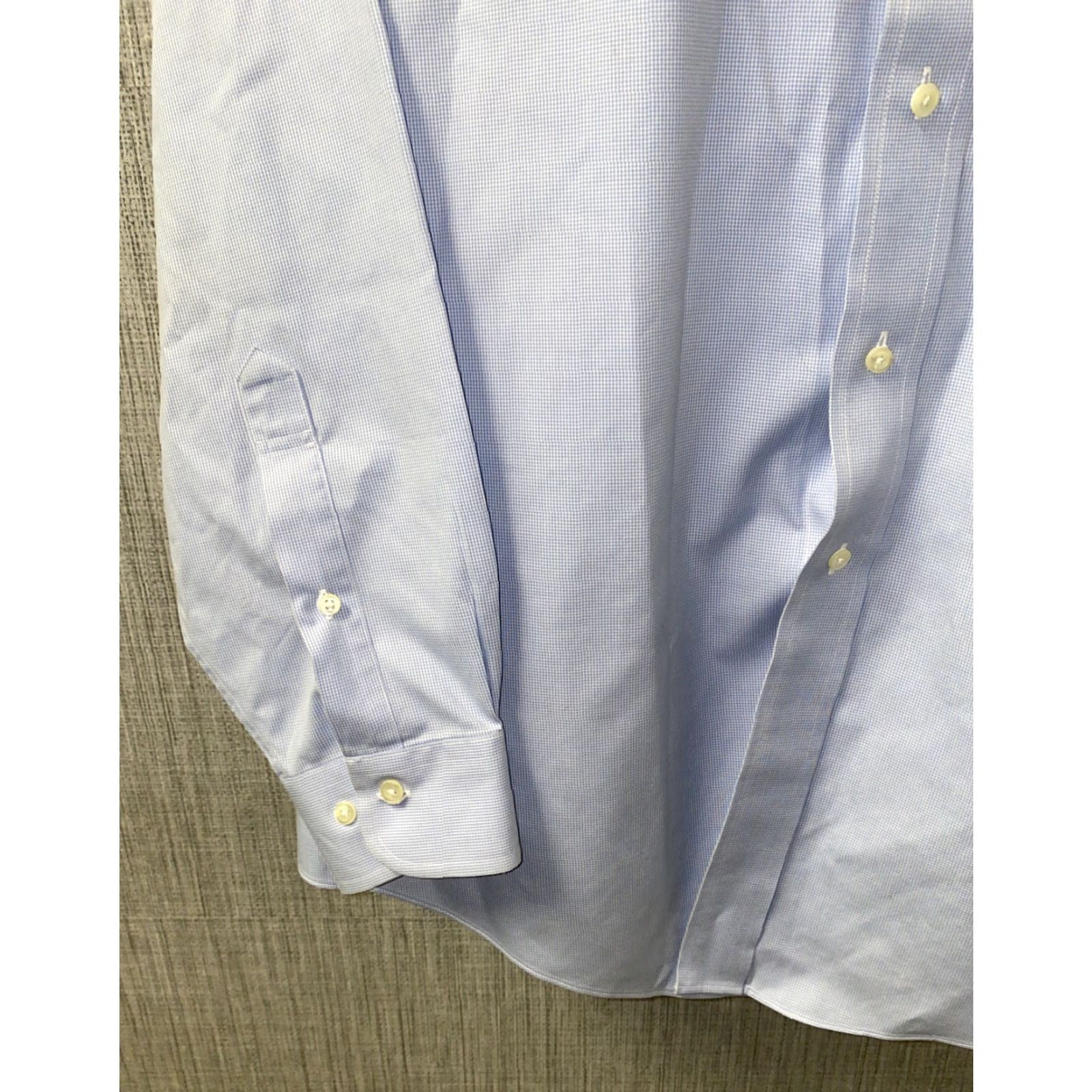 Brooks Brothers Brooks Brothers Dress Shirt Men's Blue Long Sleeve Button Front Non-Iron Sz 16.5 Regular Collar Shirt Size 46R - 4 Thumbnail