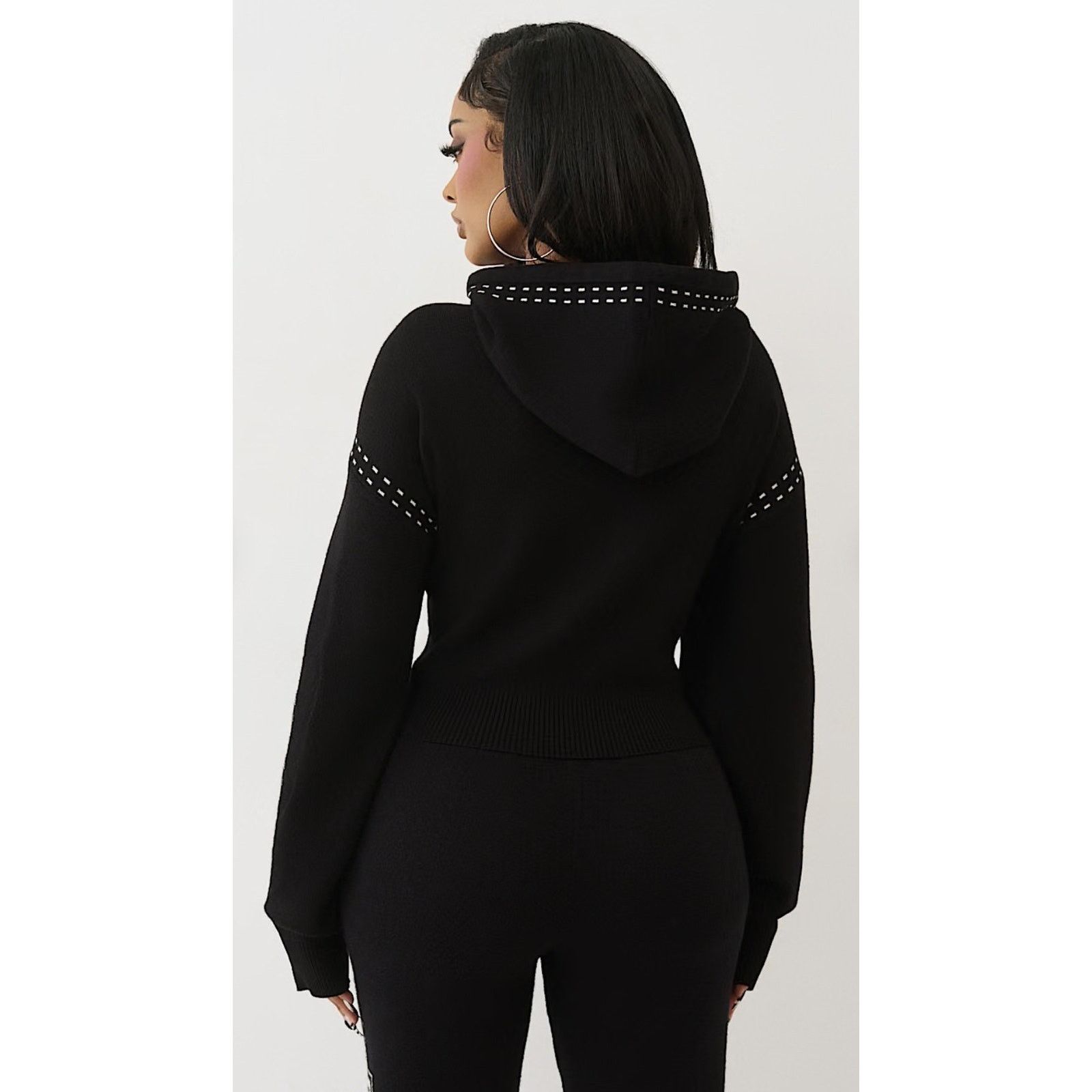 True Religion True Religion Womens Hooded Pullover Sweater Large NWT Size L / US 10 / IT 46 - 2 Thumbnail