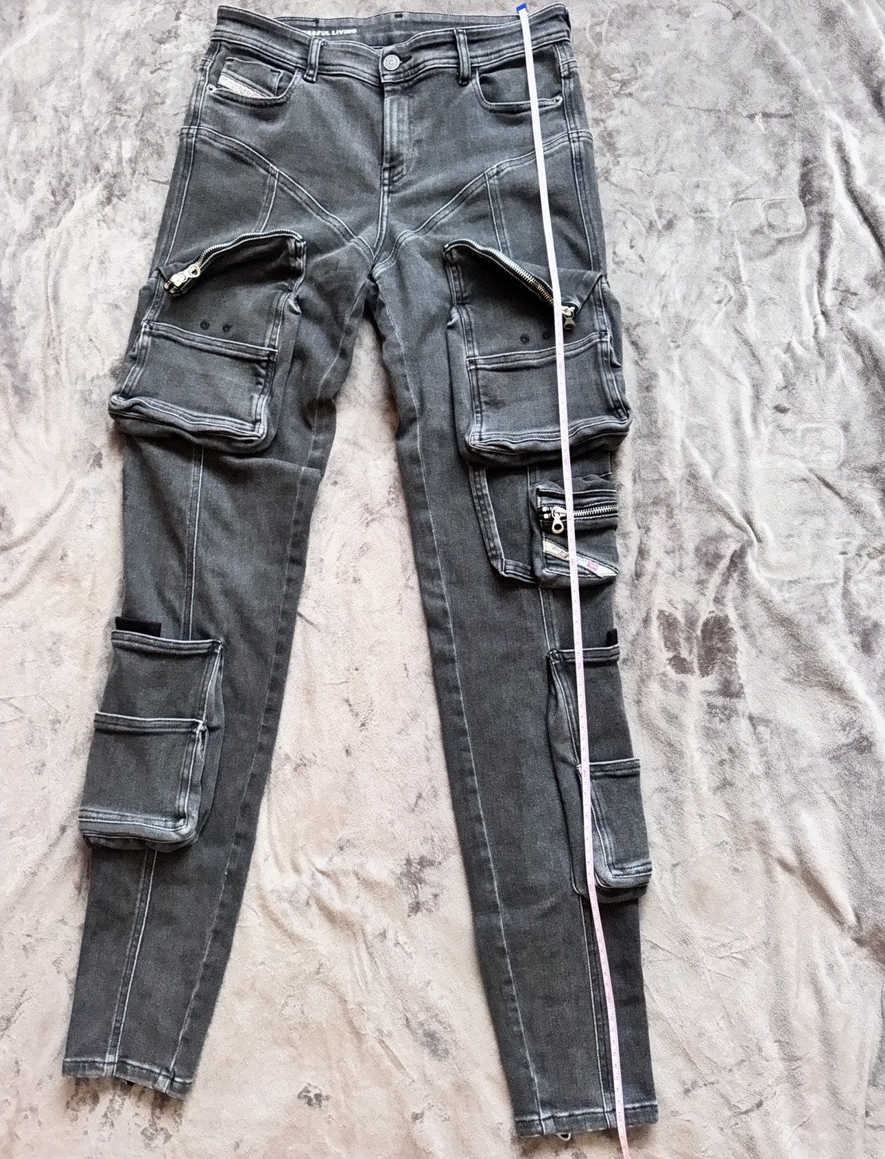Diesel Diesel 1984 Slandy High-Waist Skinny Jeans in Black Size 30" / US 8 / IT 44 - 11 Thumbnail