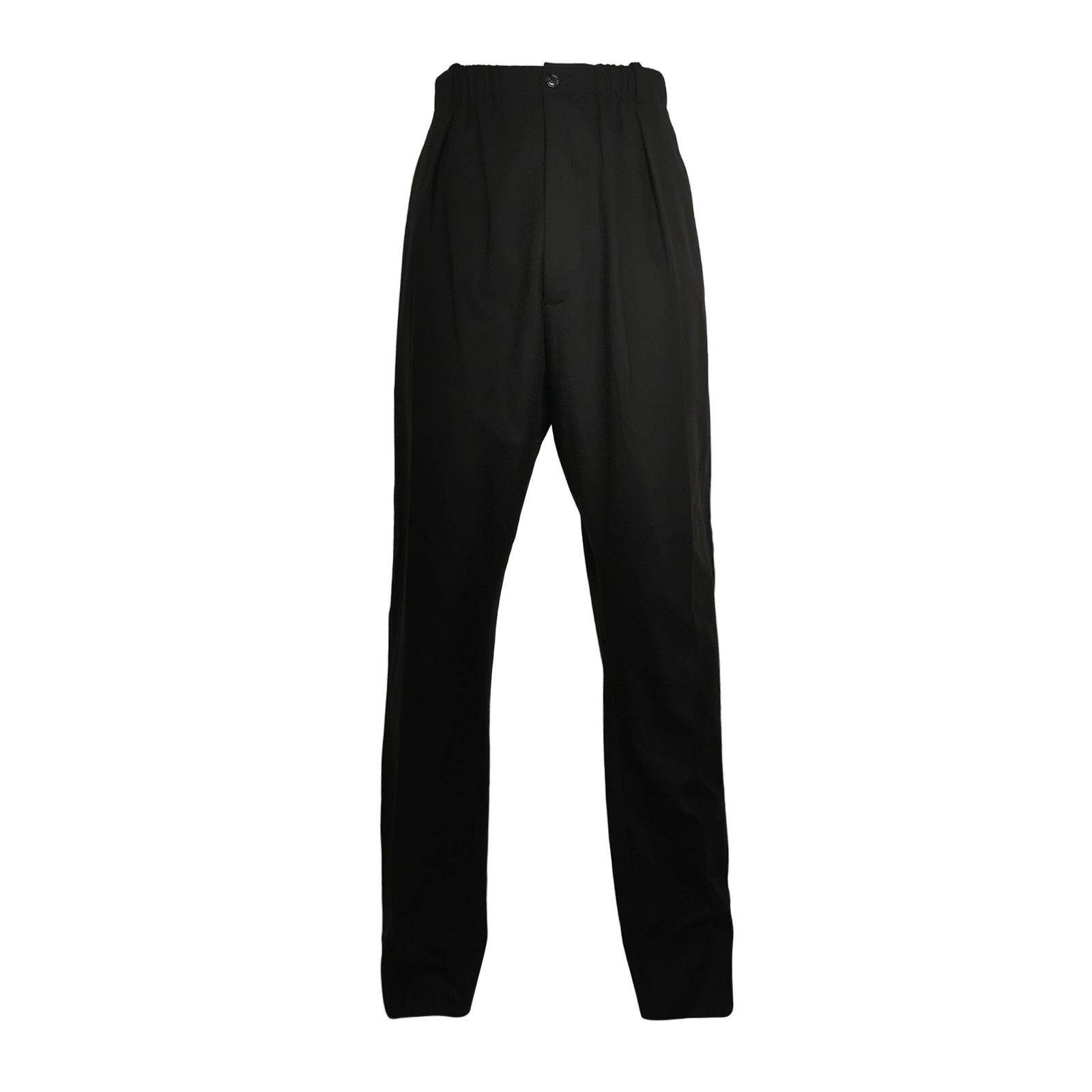 Saint Laurent Paris Saint Laurent Wool Solid Pleated Trousers M Size US 32 / EU 48 - 1 Thumbnail