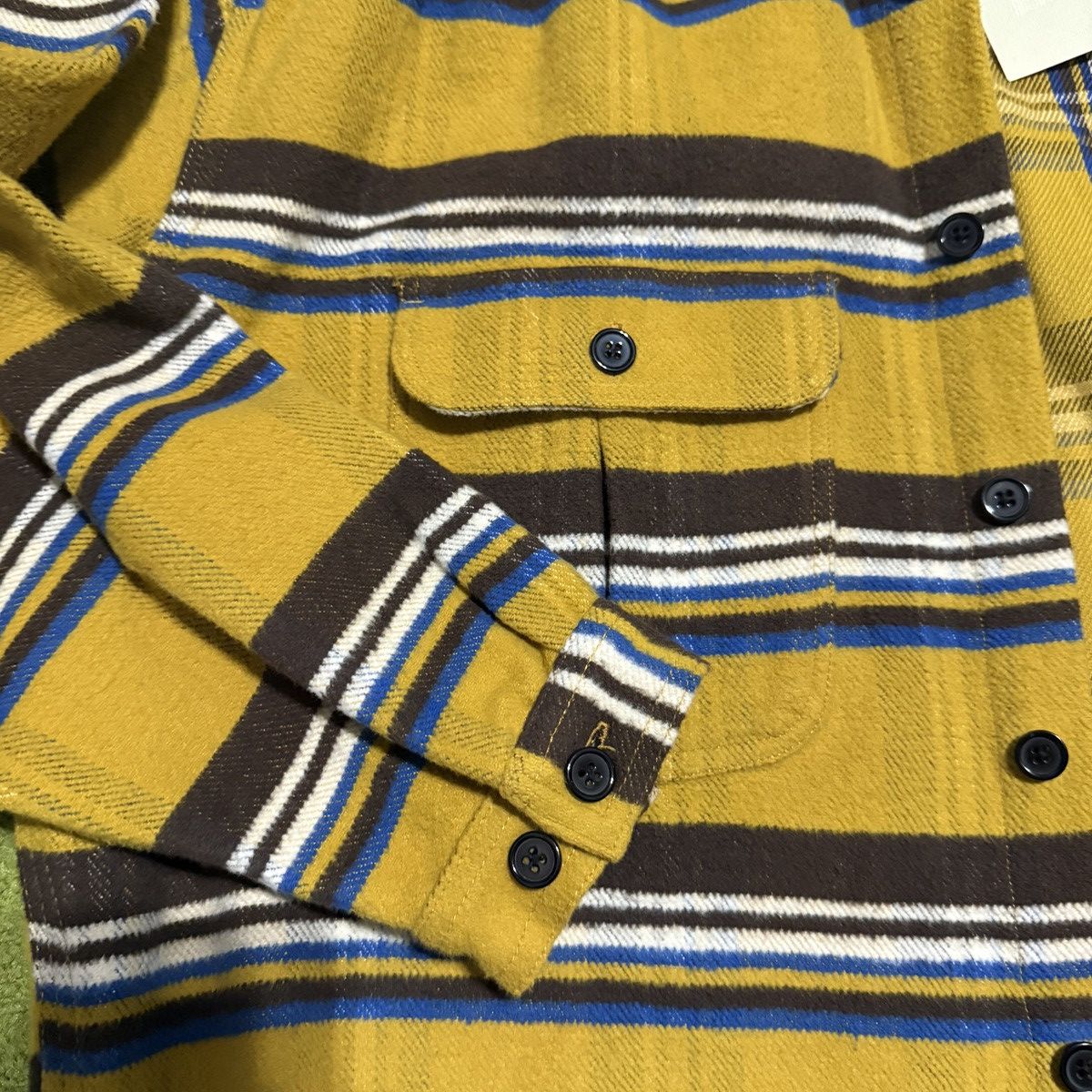 Monitaly Giorgio Work Shirt Yellow cotton Flannel size M Size US M / EU 48-50 / 2 - 7 Thumbnail