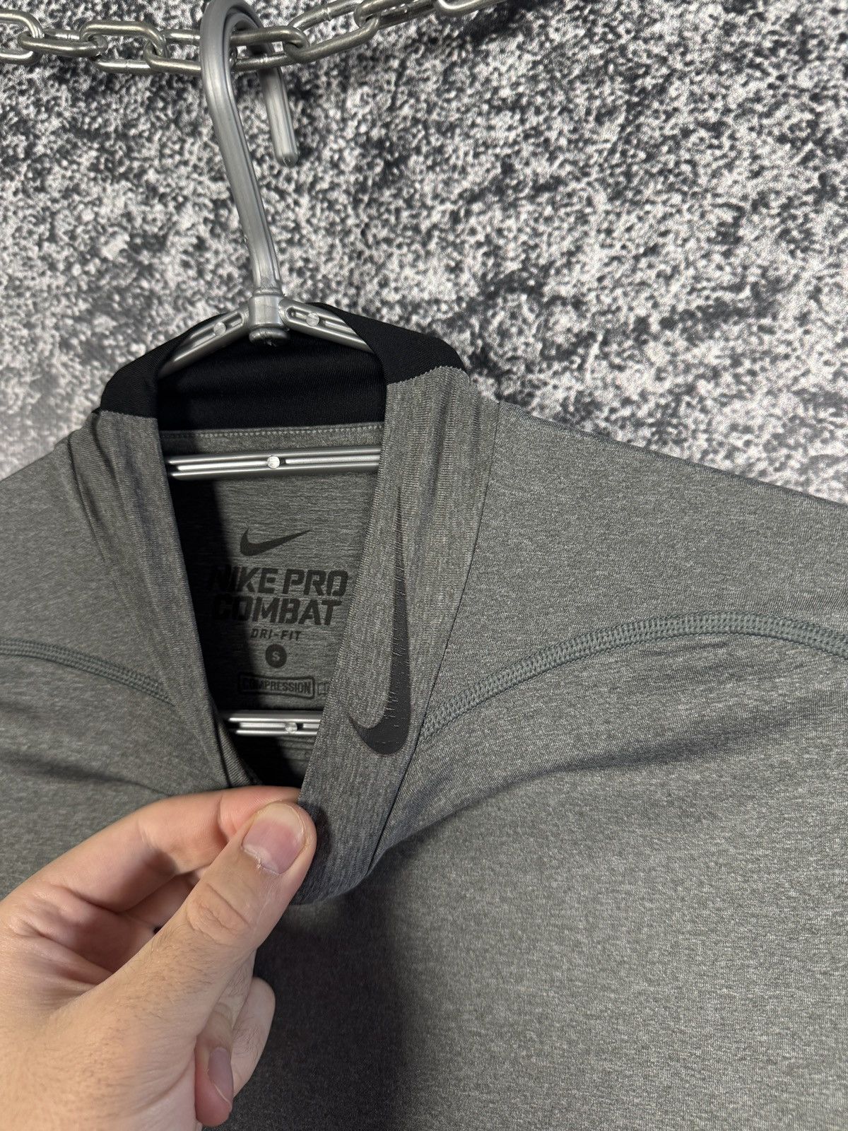 Nike Nike Pro Combat Compression Long Sleeve T-Shirt Fitness Top Size US S / EU 44-46 / 1 - 8 Thumbnail