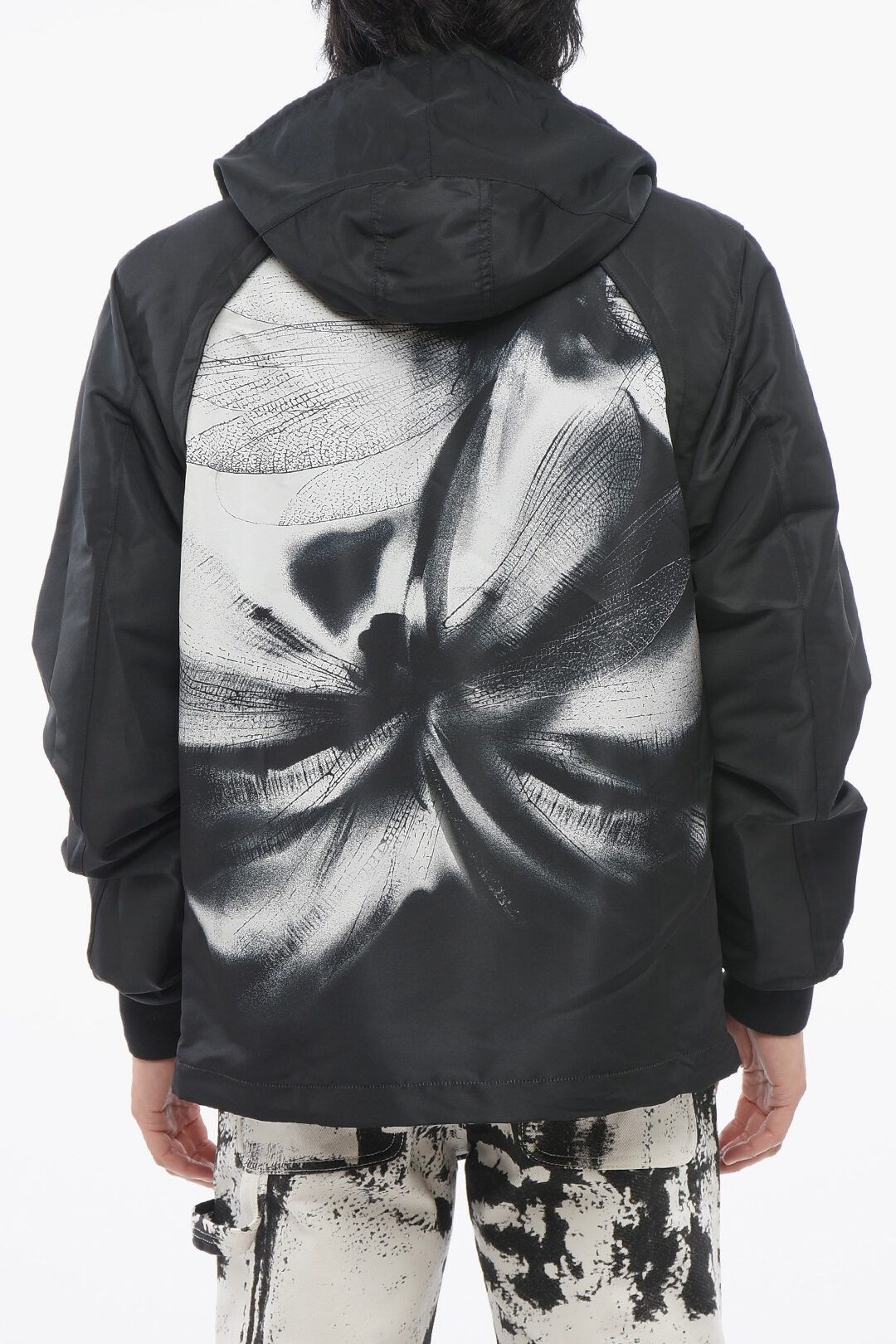 Alexander McQueen og1mm0925 Windbreaker Jacket in Black Size US L / EU 52-54 / 3 - 2 Thumbnail