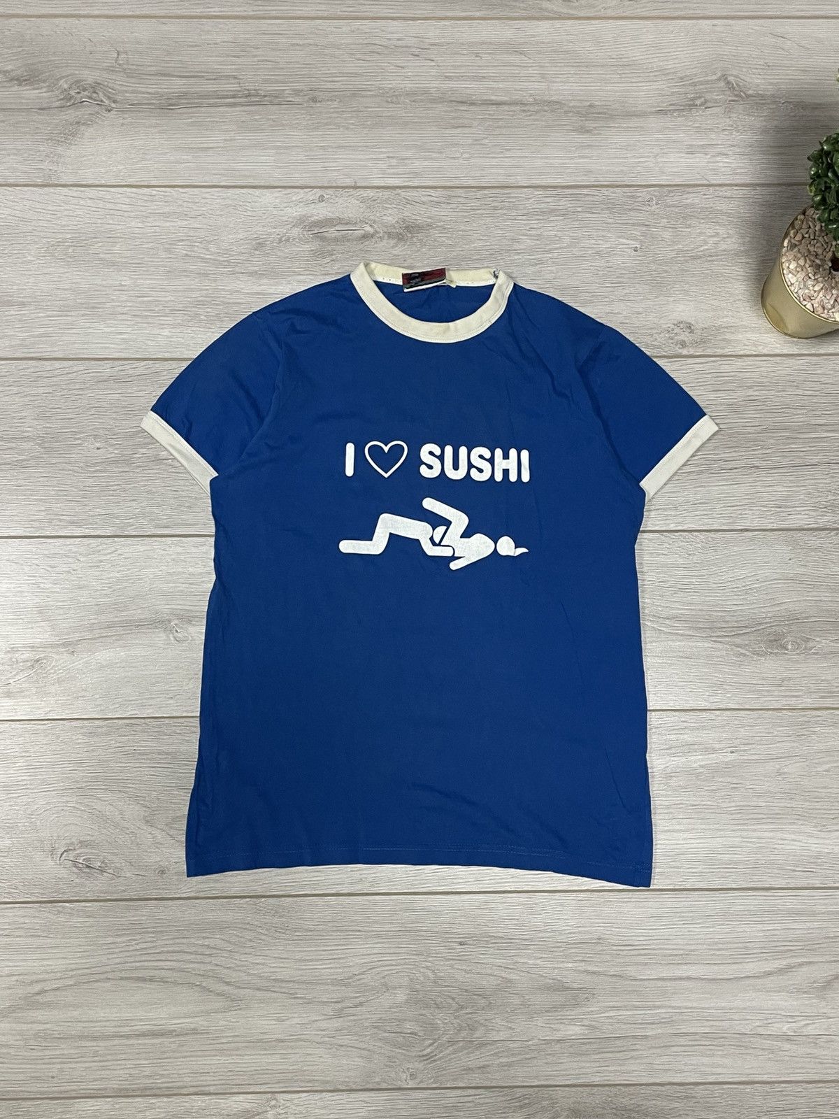 Vintage I love ❤️ sushi yume vintage t-shirt Size US M / EU 48-50 / 2 - 1 Thumbnail
