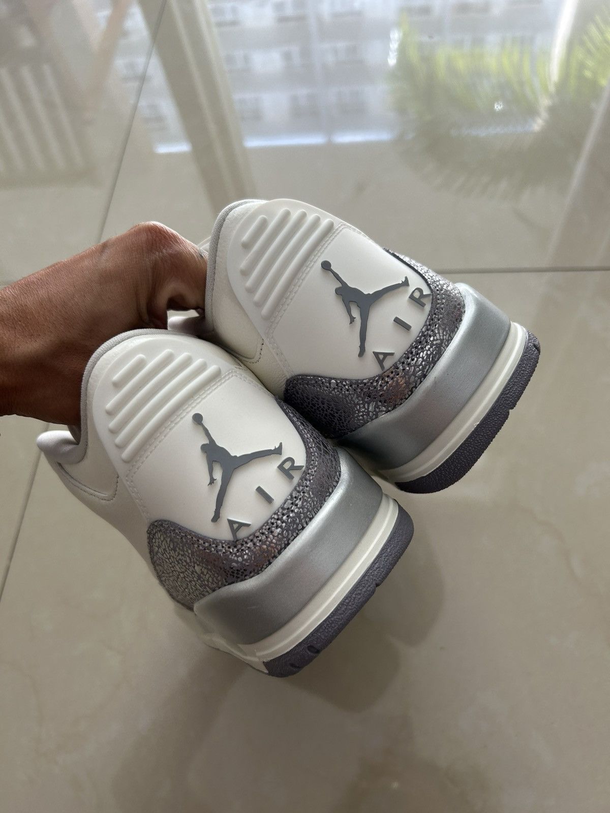 Jordan Brand Jordan 3 sail cement gray Size US 9.5 / EU 42-43 - 4 Thumbnail