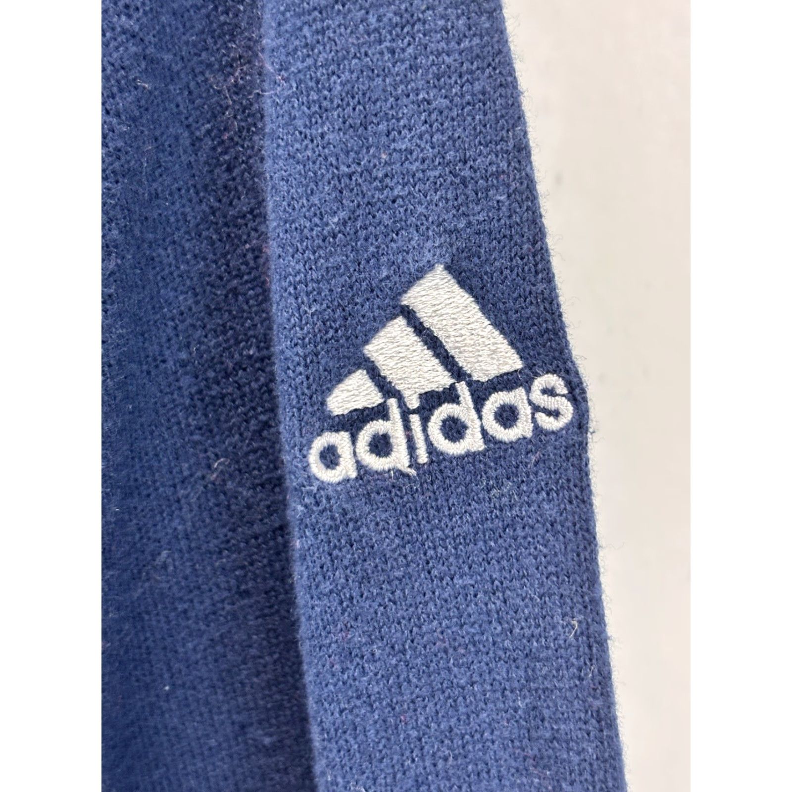 Adidas VINTAGE Adidas 1/4 Zip Sweater Men XL Navy 3-Stripe Knit Pullover Mock Neck Long Sleeve Cardigan Casual Winter Size US XL / EU 56 / 4 - 3 Thumbnail