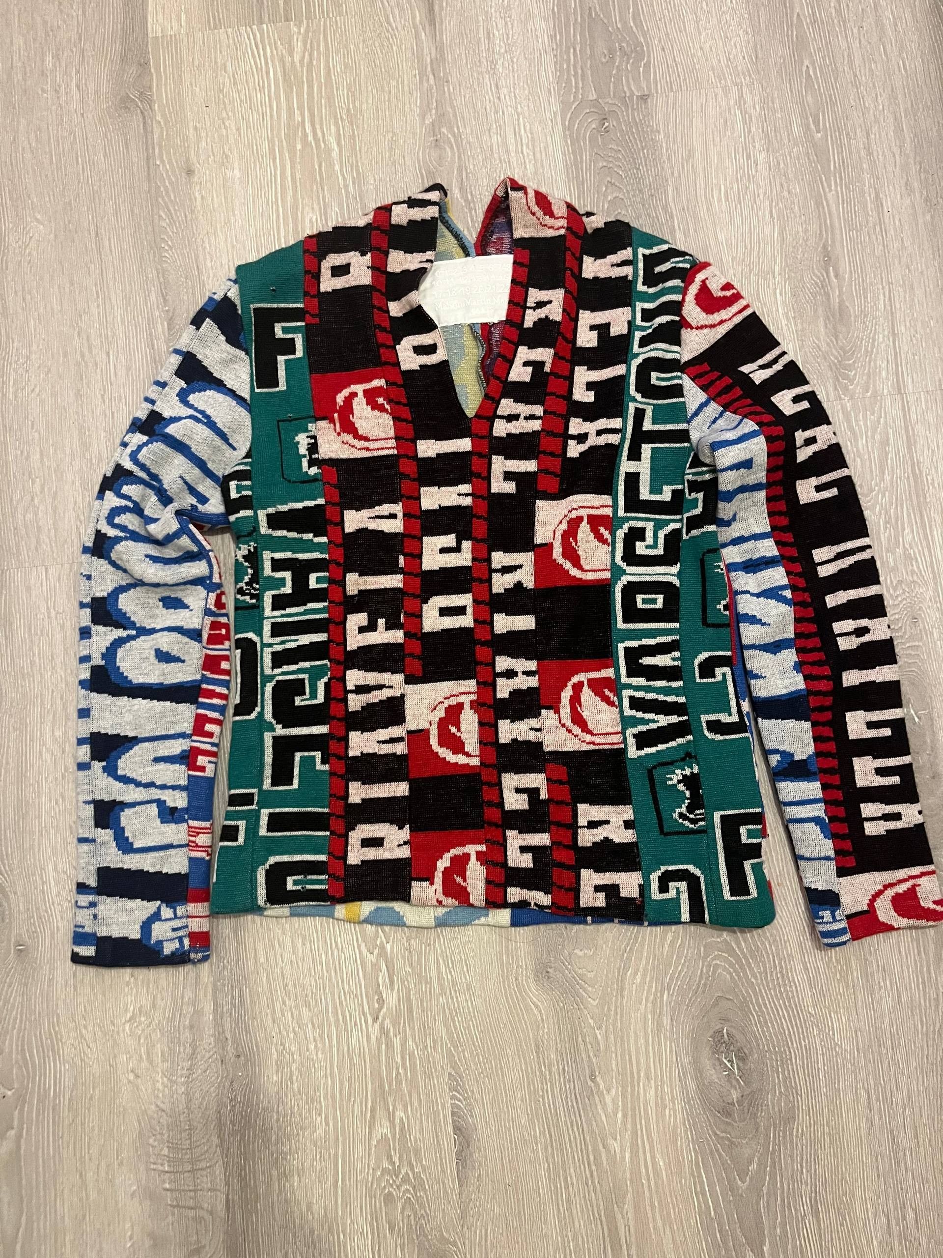 H&M × Maison Margiela Maison Margiela X H&M scarf sweater | Grailed