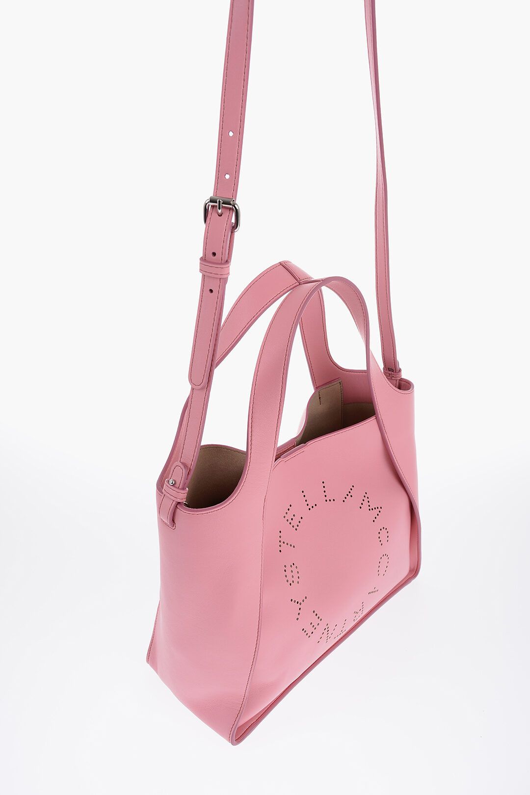 Stella McCartney og1mm0824 Size: OS / Leather Bag With Perforated Logo Size ONE SIZE - 4 Thumbnail