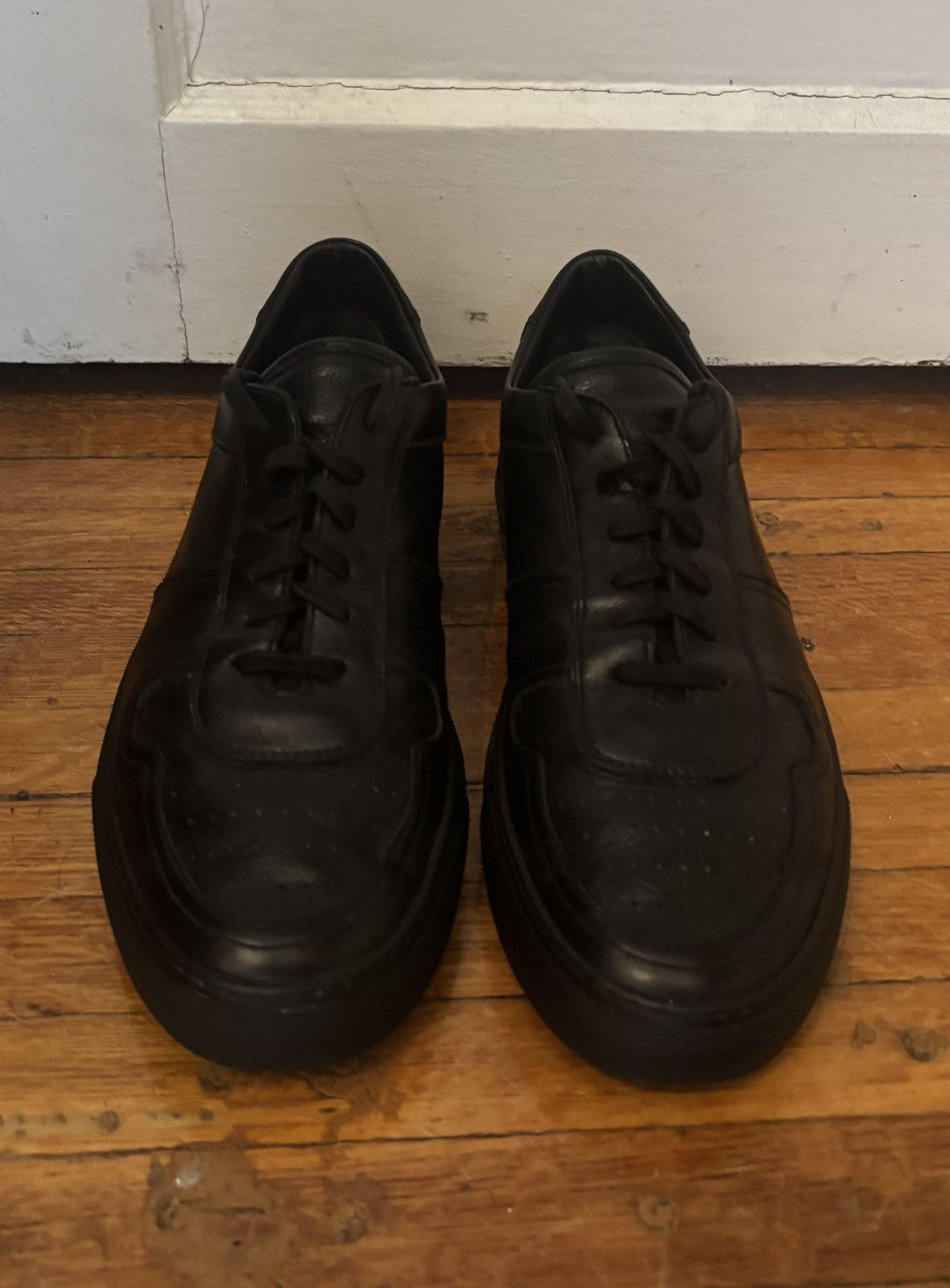 Common Projects Common Projects BBall Low leather sneakers in black size 8 Size US 8 / EU 41 - 4 Thumbnail