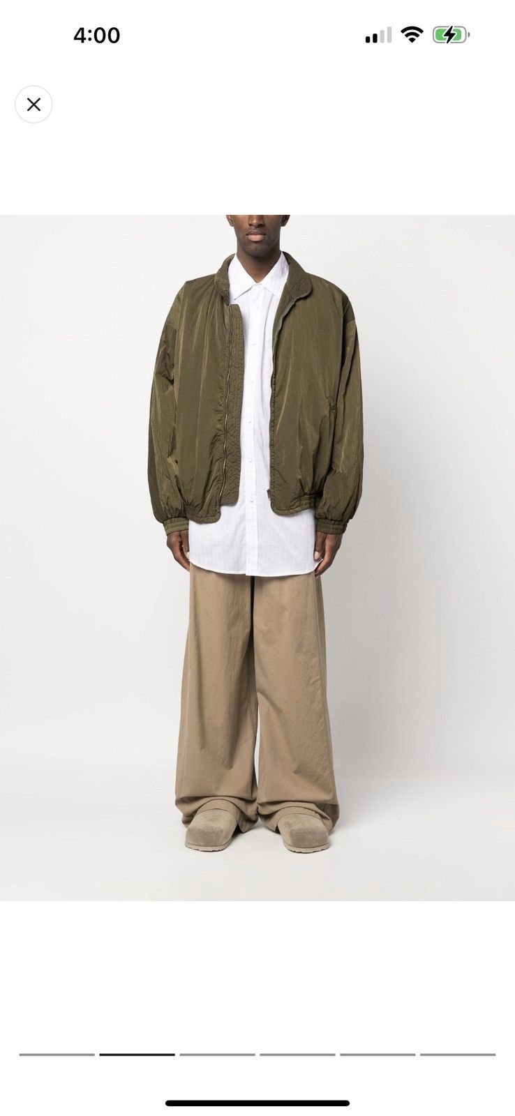 Hed Mayner Hed Mayner Oversized Nylon Bomber Size US L / EU 52-54 / 3 - 3 Thumbnail
