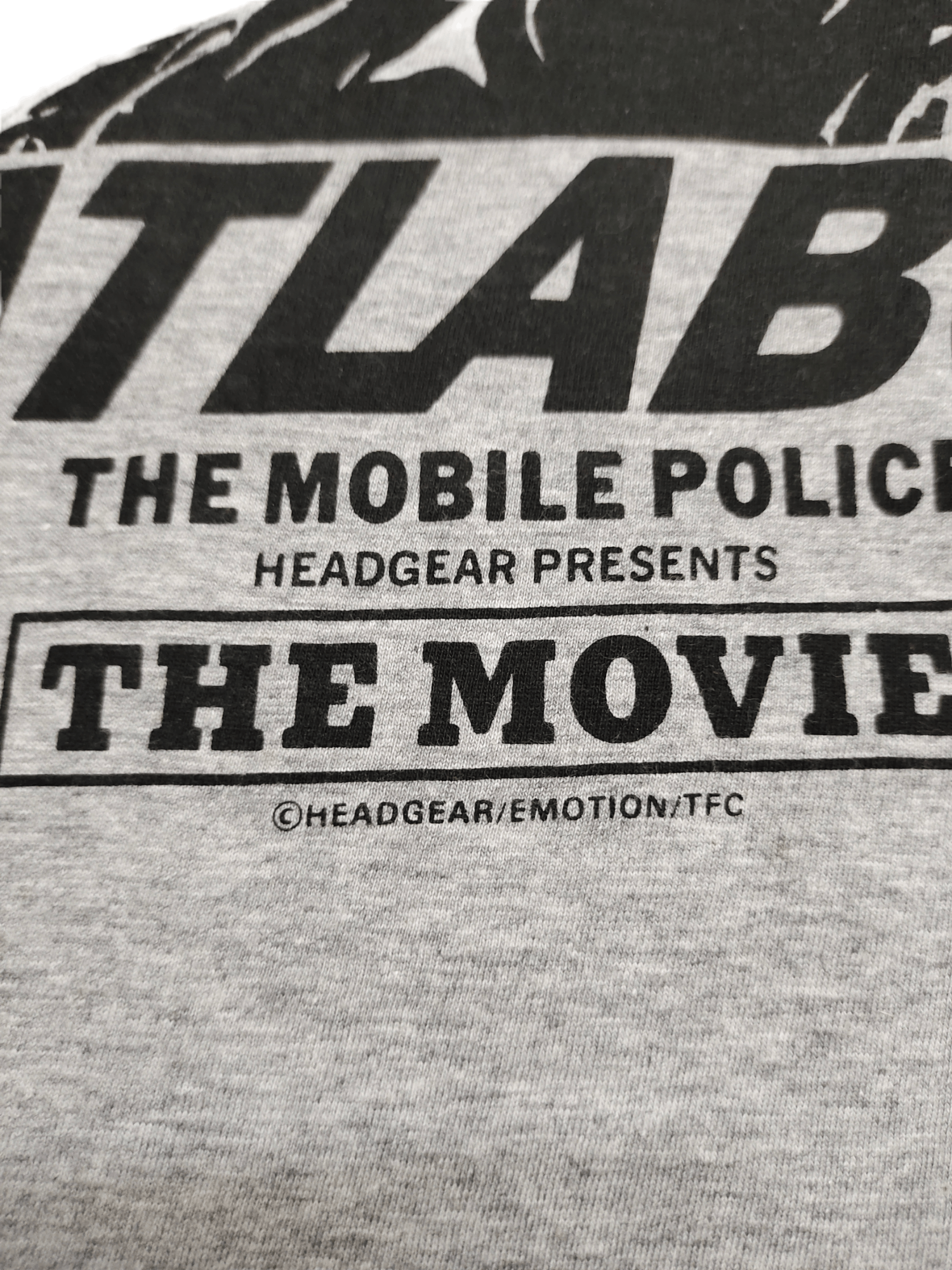 Anime Vintage 1989 Patlabor: The Movie 'The Mobile Police' T-Shirt Size US M / EU 48-50 / 2 - 7 Thumbnail