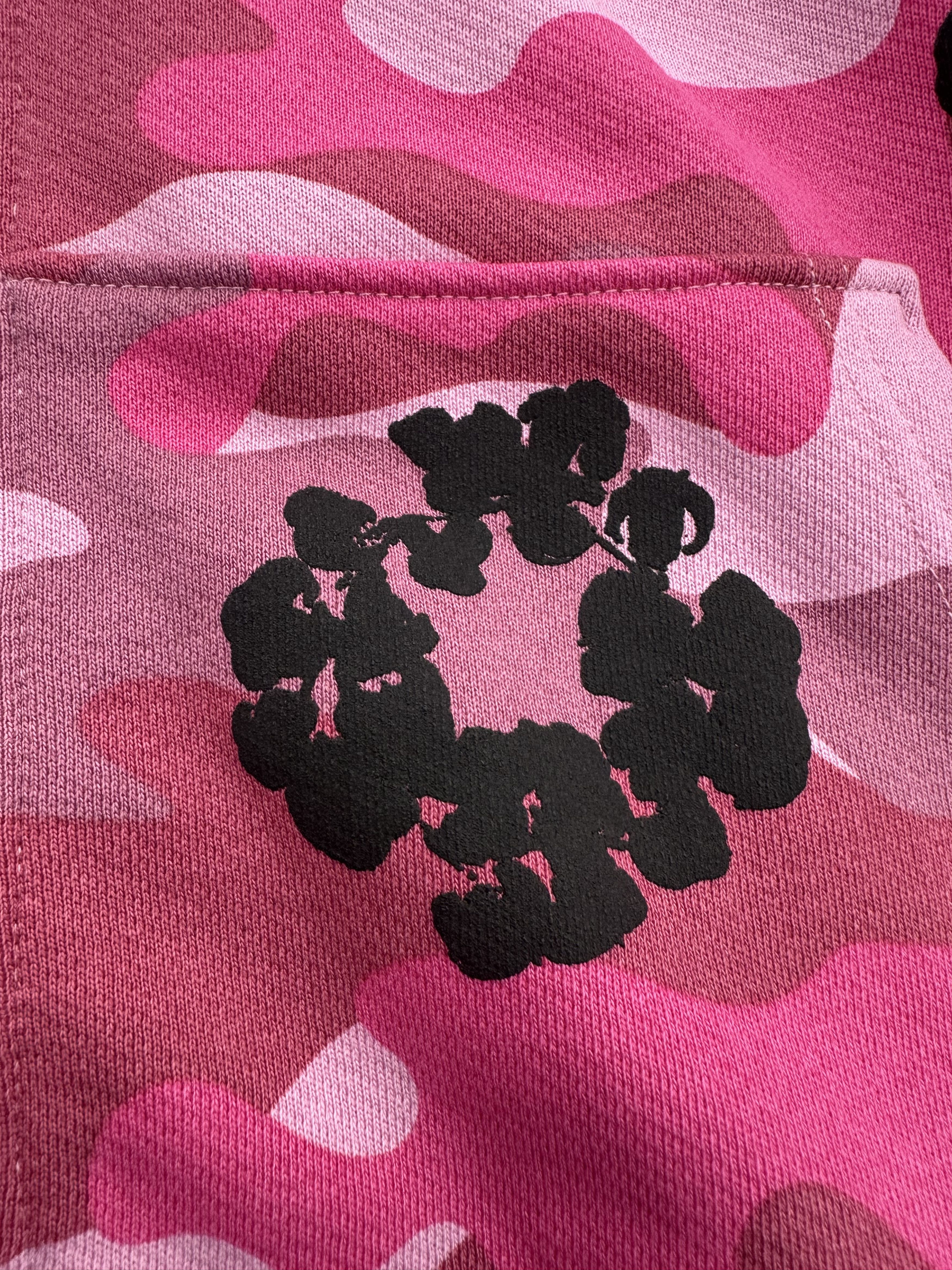 DENIM TEARS Denim Tears Camouflage Zip Up Hoodie Pink Size US XL / EU 56 / 4 - 4 Thumbnail