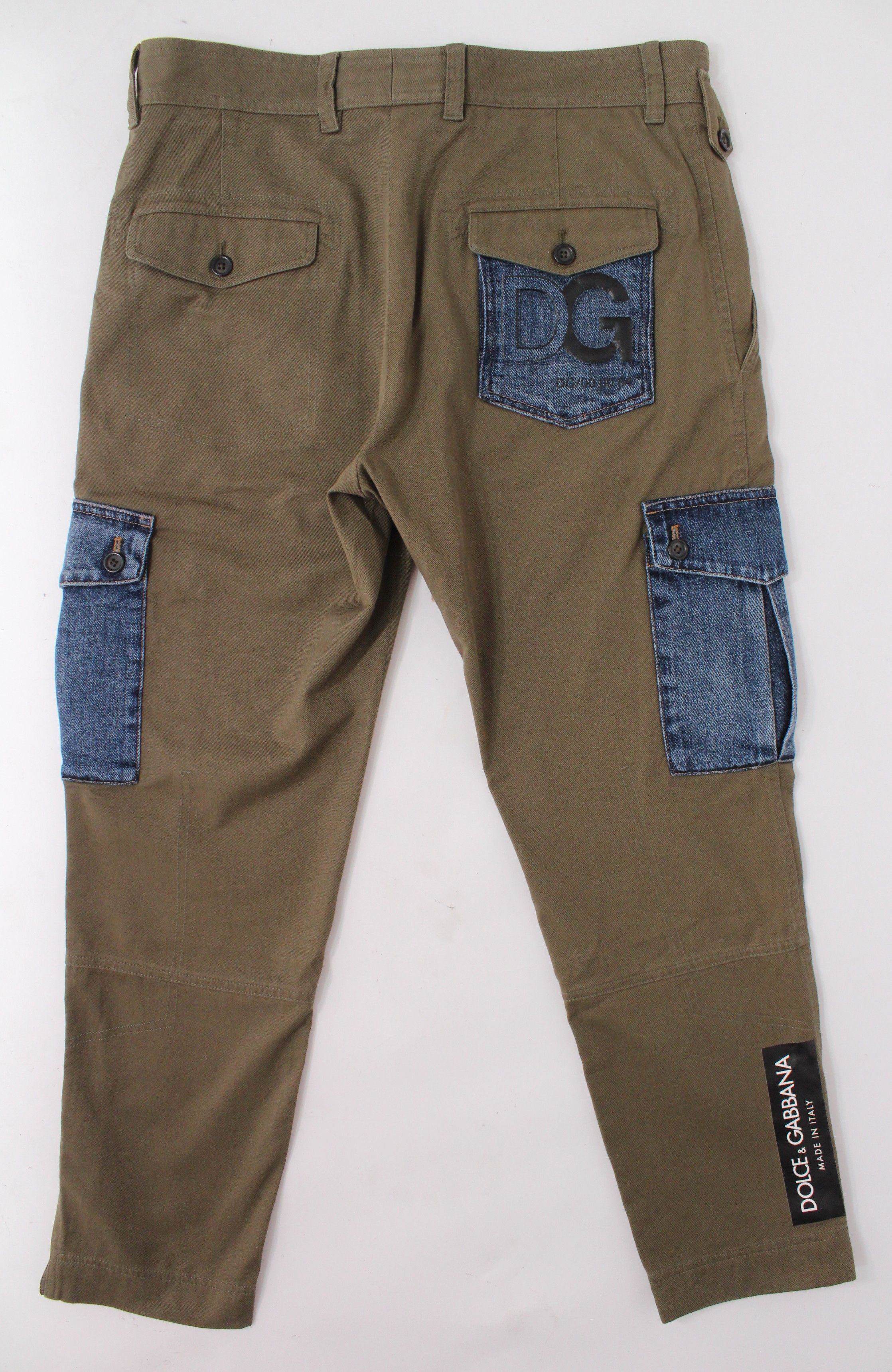 Dolce & Gabbana Dolce & Gabbana Denim Patchwork Cargo Pants IT 44 Size US 28 / EU 44 - 1 Thumbnail