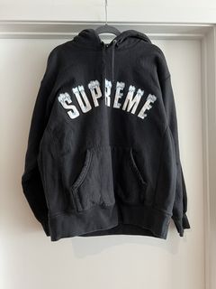 Supreme icy arc hooded sweatshirt online black