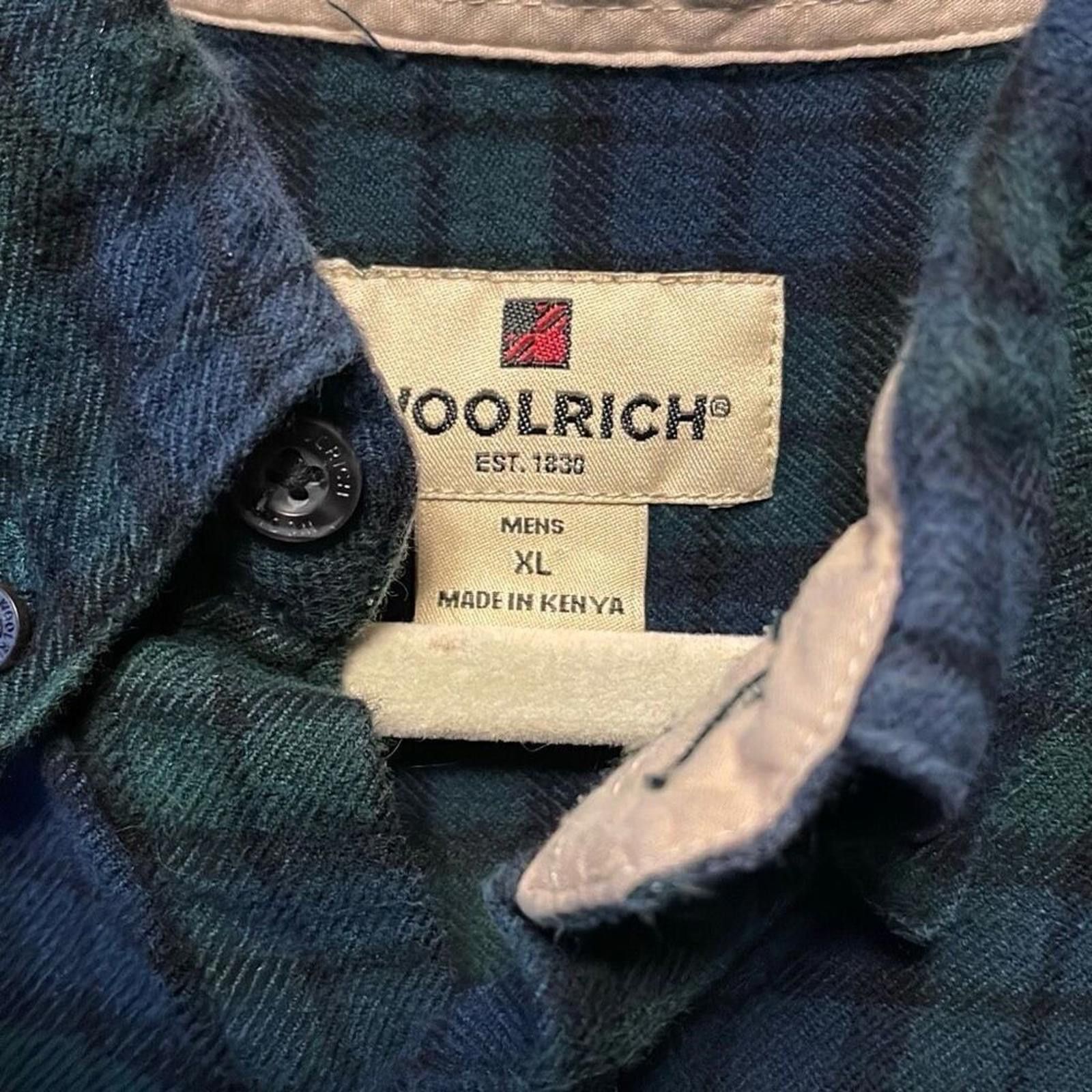 Woolrich Woolen Mills Woolridge men's cotton flannel shirt XL Size US XL / EU 56 / 4 - 7 Thumbnail