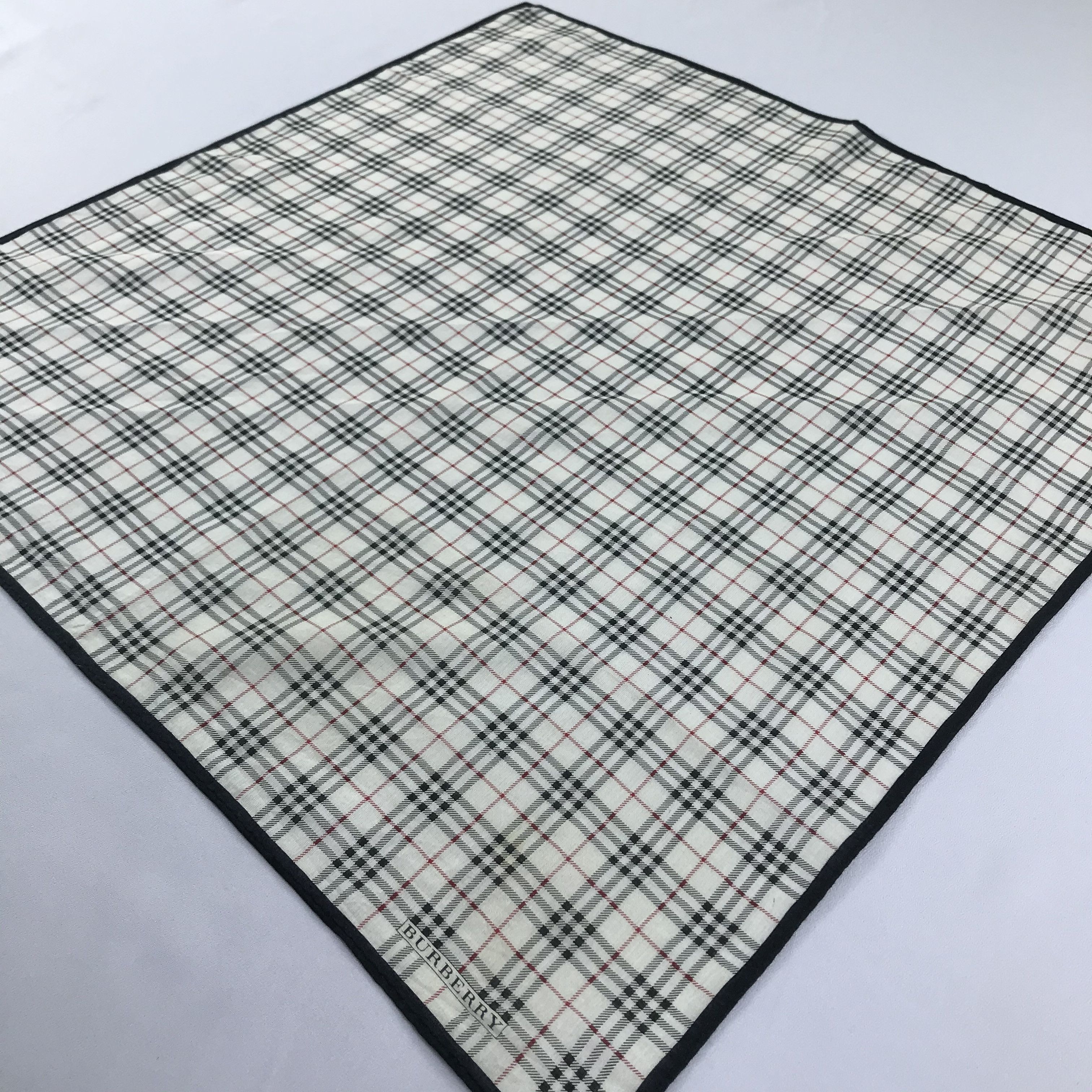 Burberry × Vintage Burberry Neckerchief / Bandana / Handkerchief Size ONE SIZE - 4 Thumbnail
