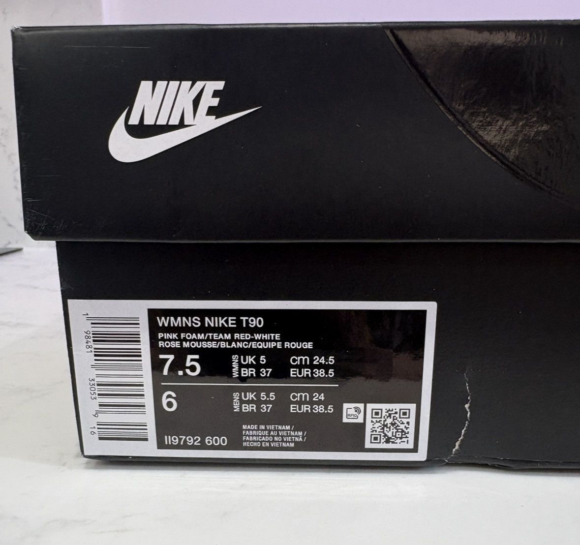 Nike Nike Total 90 III Low Pink Foam SP T90 BNIB UK 5 Size US 6 / EU 39 - 7 Thumbnail