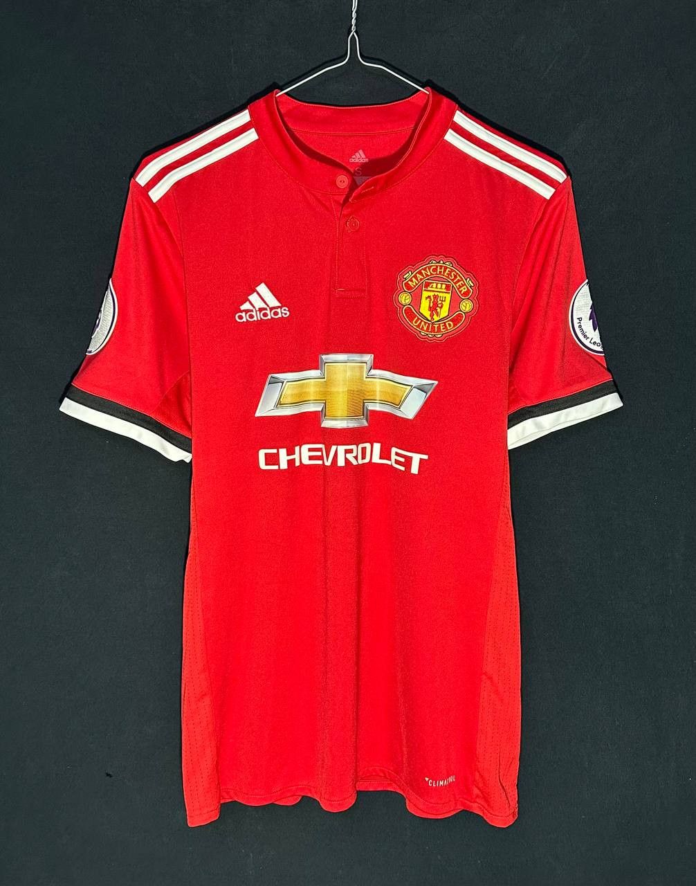 Adidas Manchester United LUKAKU 2017/18 Home Adidas Football Jersey Size US S / EU 44-46 / 1 - 2 Thumbnail