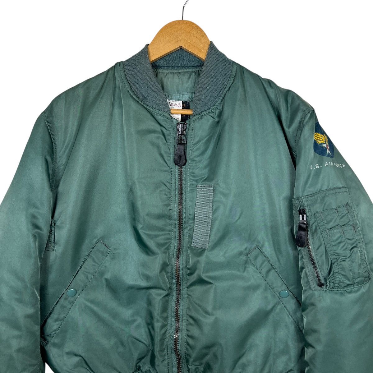Alpha Industries 🔥 RARE RIOT ALPHA MA-1 US AIR FORCE SATIN BOMBER JACKET Size US M / EU 48-50 / 2 - 3 Thumbnail